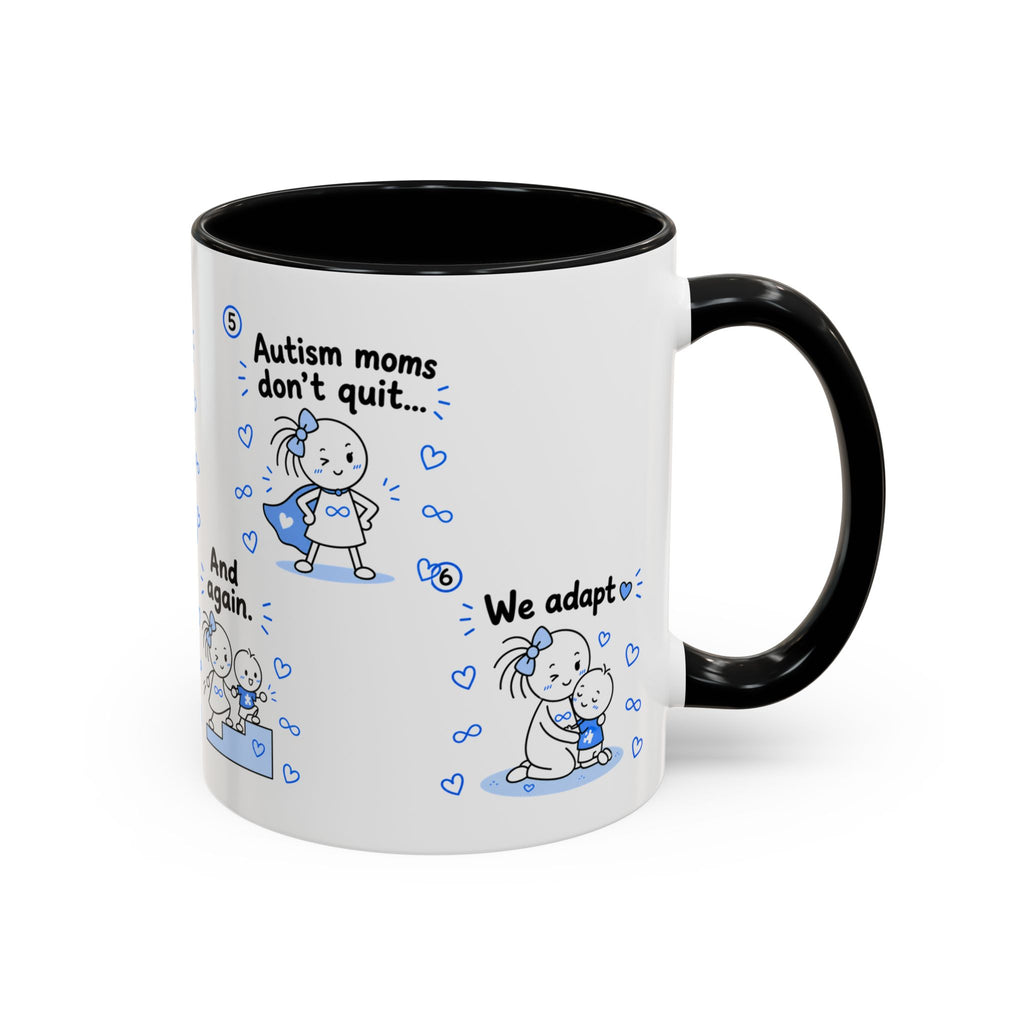 Autism Moms Dont Quit Mug Autism Mom Gift Special Needs Parent Coffee Cup