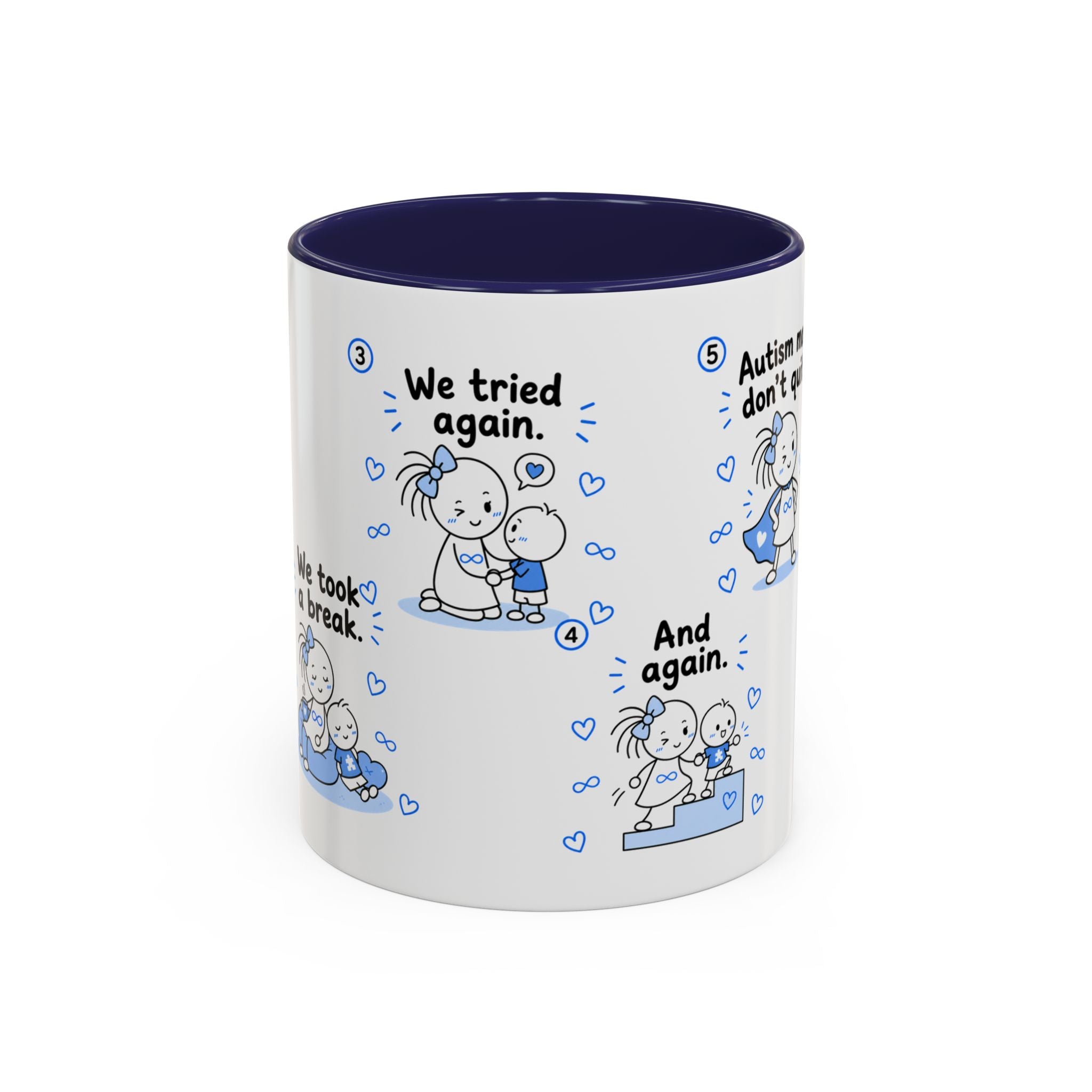 Autism Moms Dont Quit Mug Autism Mom Gift Special Needs Parent Coffee Cup