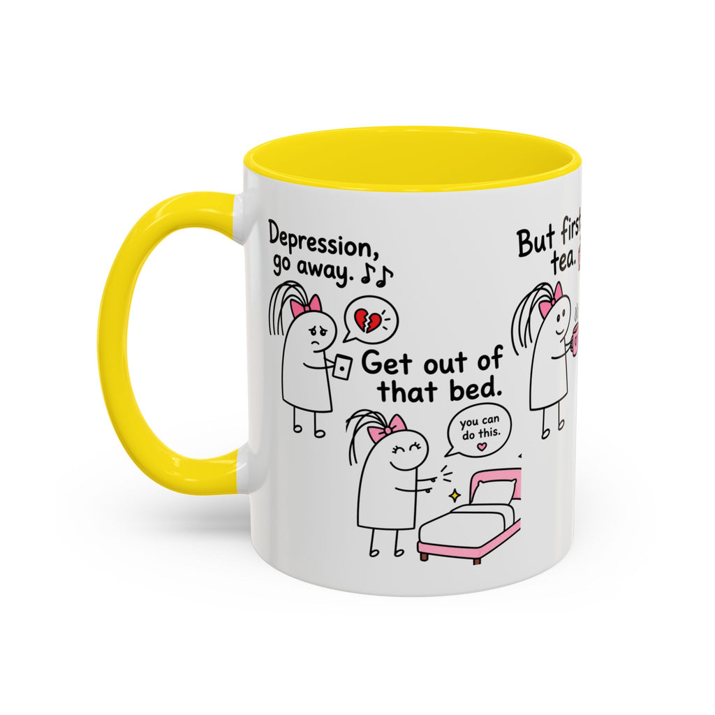 But First Tea | Funny Mental Health Cartoon