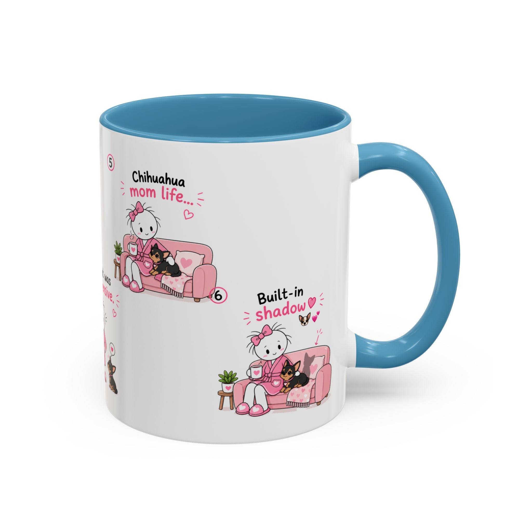 Chihuahua Mom Life Mug Funny Chihuahua Mom Gift Dog Mom Coffee Cup Chihuahua Lover Mug