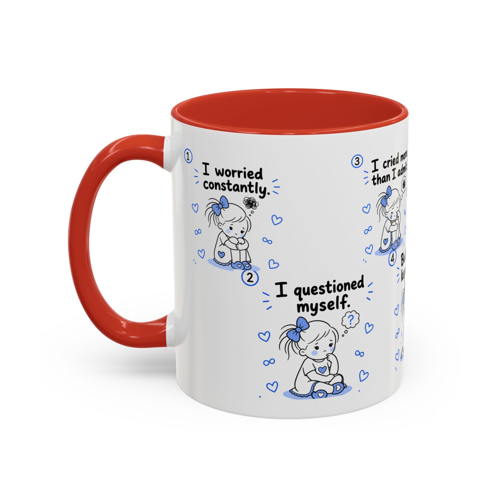Autism Mom Mug  One Day at a Time  Inspirational Coffee Cup for Special Needs Moms