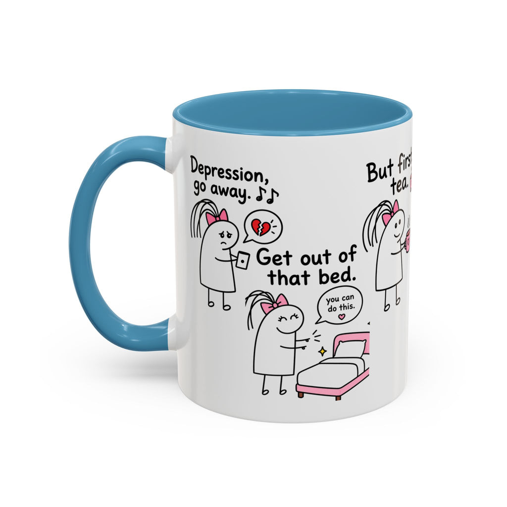 But First Tea | Funny Mental Health Cartoon