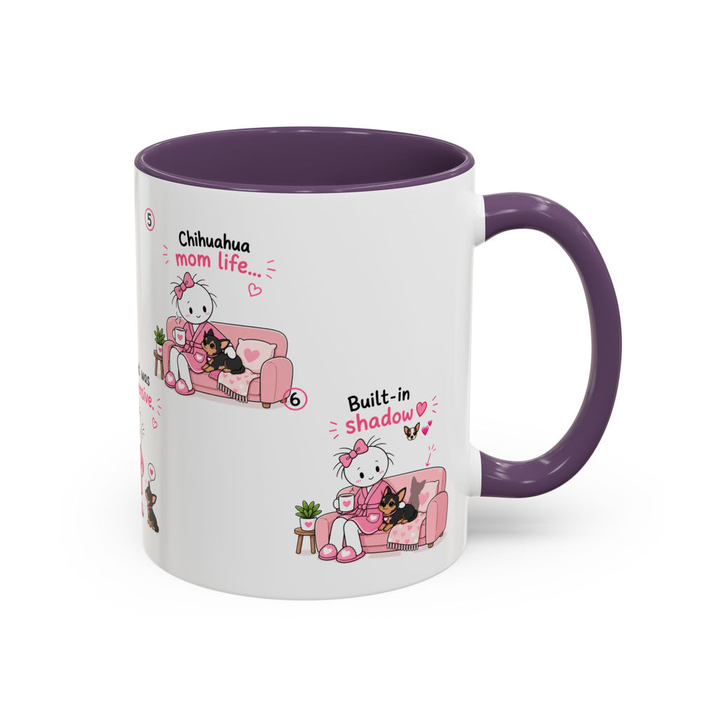 Chihuahua Mom Life Mug Funny Chihuahua Mom Gift Dog Mom Coffee Cup Chihuahua Lover Mug