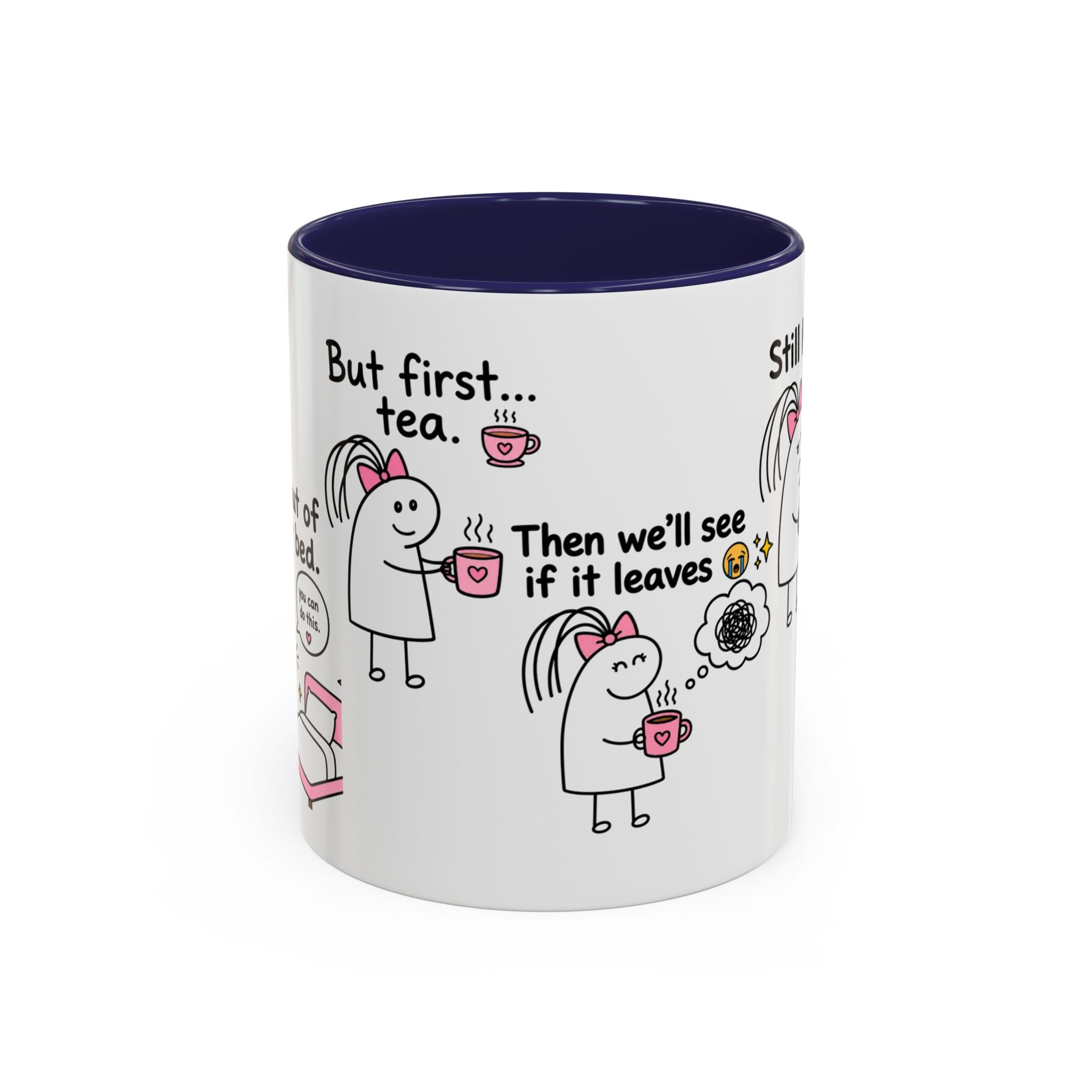 But First Tea | Funny Mental Health Cartoon