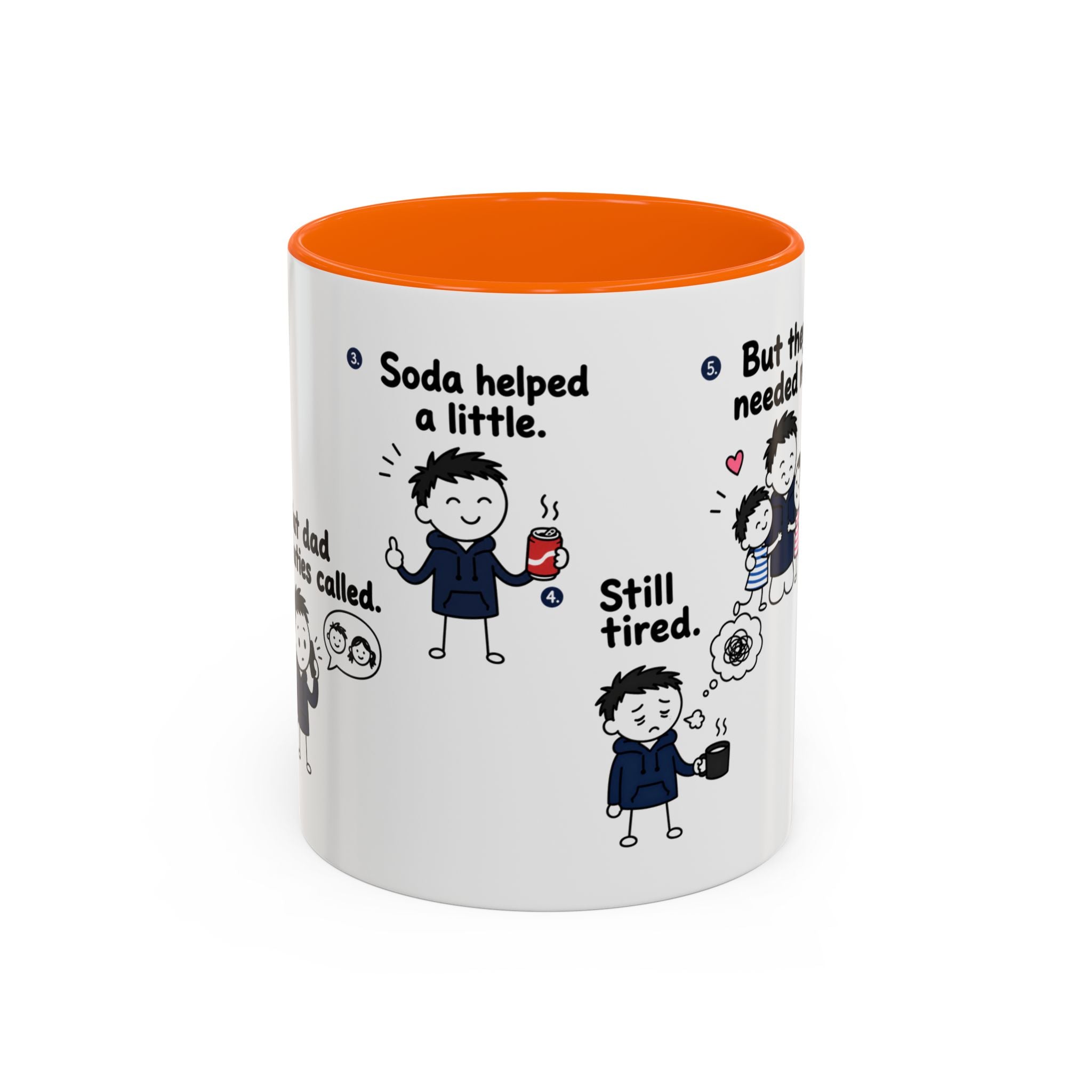 Still Tired Dad Mug, Dad Duties Called Coffee Mug, Funny Fatherhood Gift, Dad Life Mug, Gift for Dad, New Dad Present