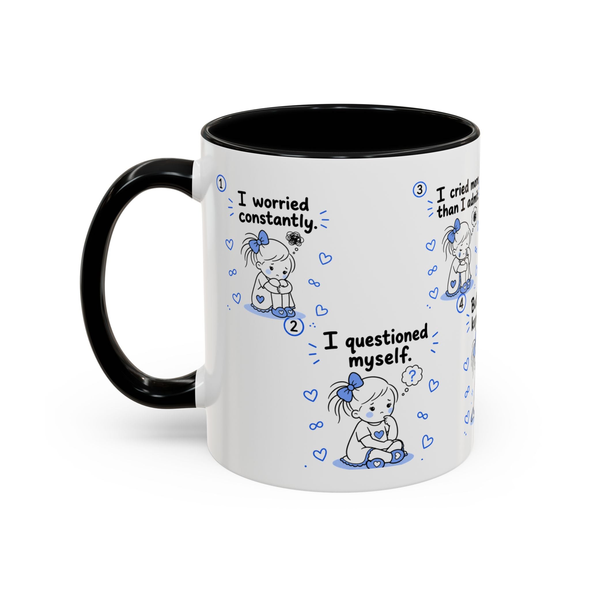Autism Mom Mug  One Day at a Time  Inspirational Coffee Cup for Special Needs Moms