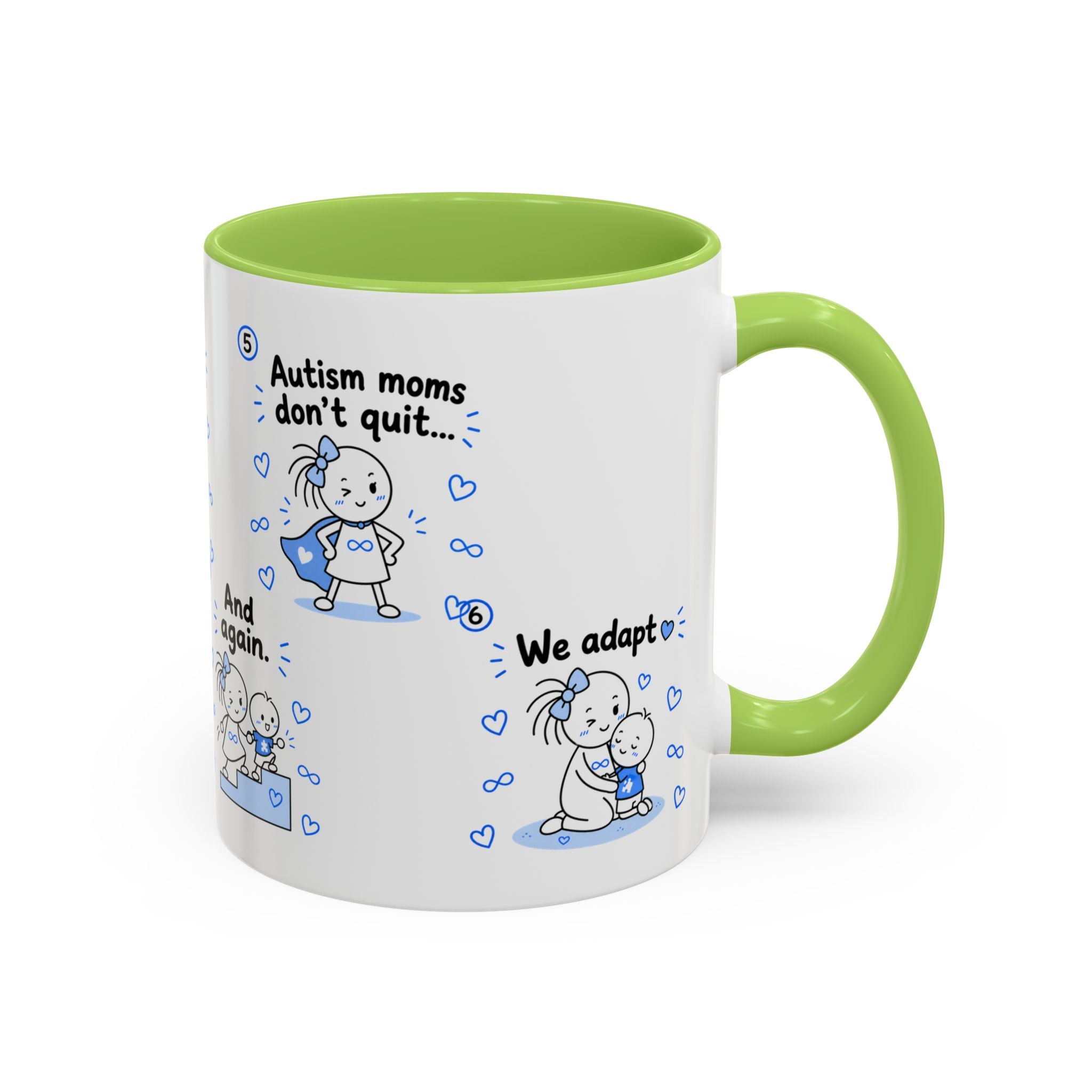 Autism Moms Dont Quit Mug Autism Mom Gift Special Needs Parent Coffee Cup