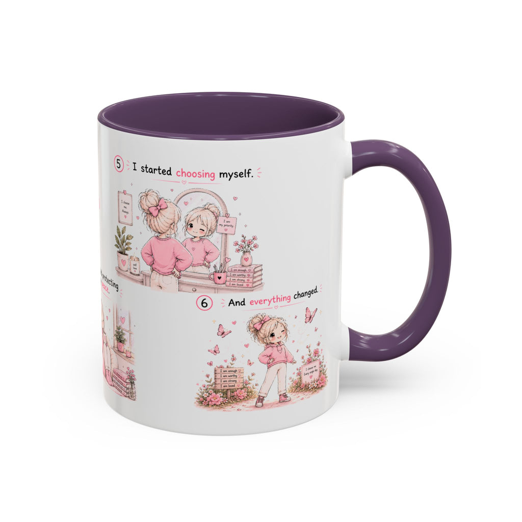 I Chose Myself Mug Self Love Healing Journey Gift for Women