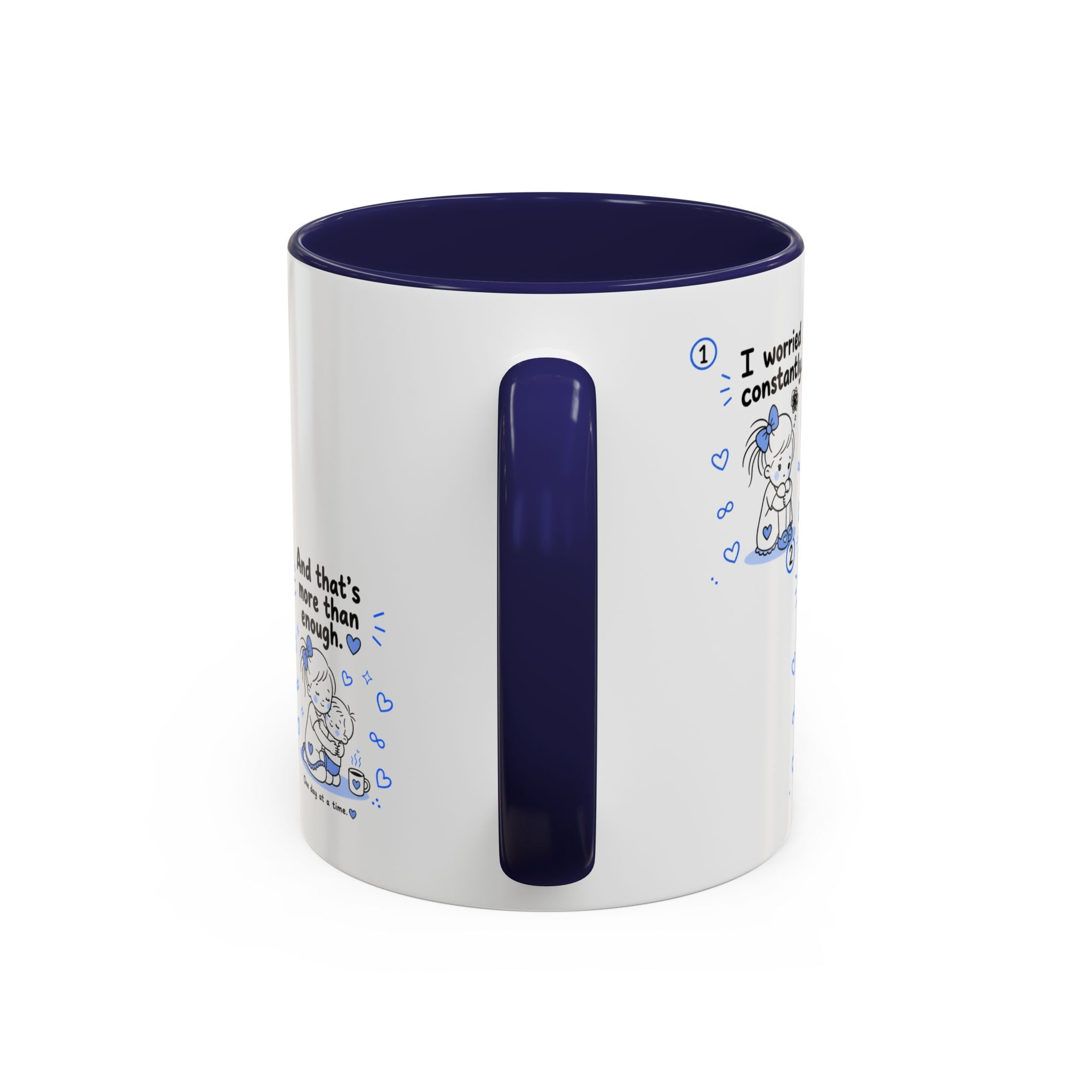 Autism Mom Mug  One Day at a Time  Inspirational Coffee Cup for Special Needs Moms