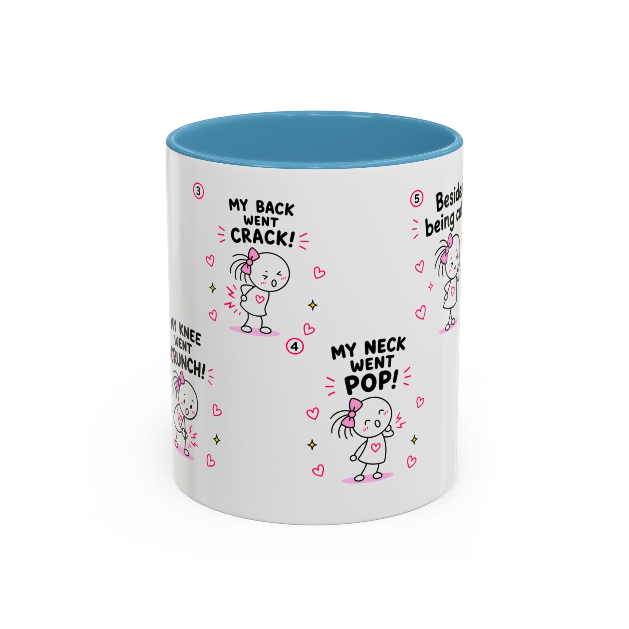 Crunchy Edition Cute Spine Puns Mug | Accent Coffee Mug
