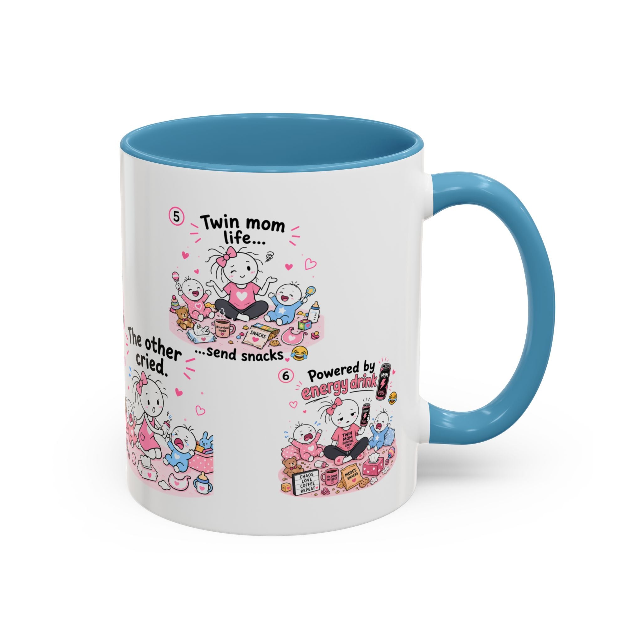 Twin Mom Life Mug Funny Twin Mom Gift Twin Mom Coffee Cup Mother of Twins Mug