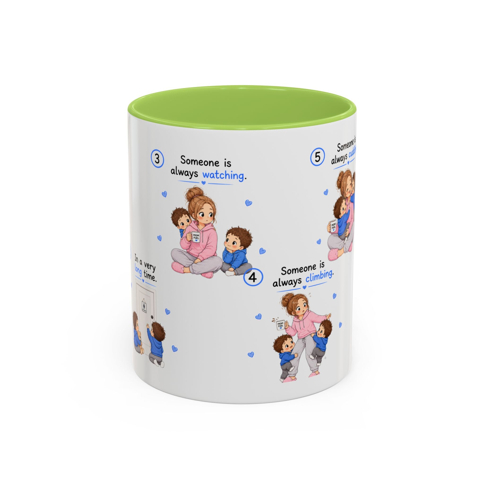 Twin Mom Coffee Mug Someone Is Always Cuddling Gift for Moms of Twins
