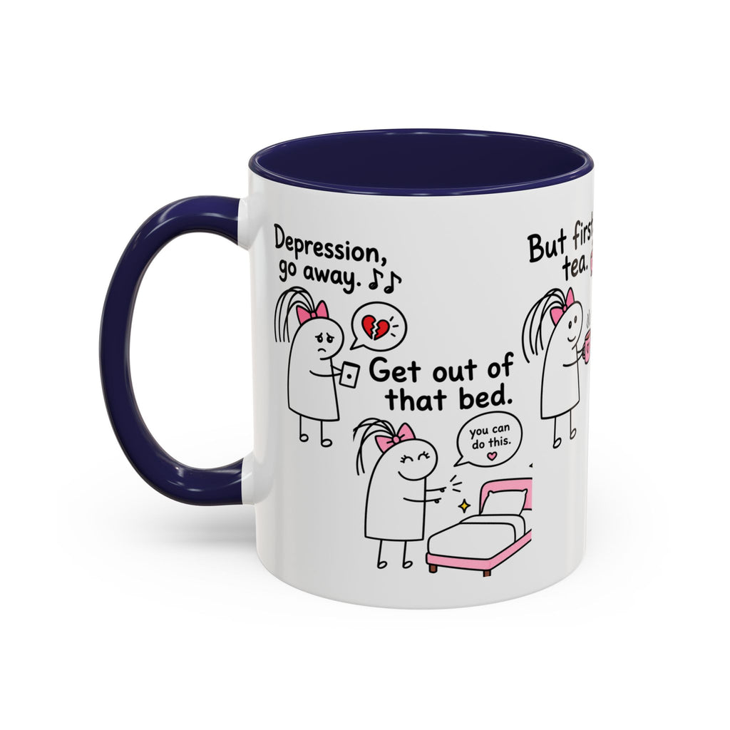 But First Tea | Funny Mental Health Cartoon