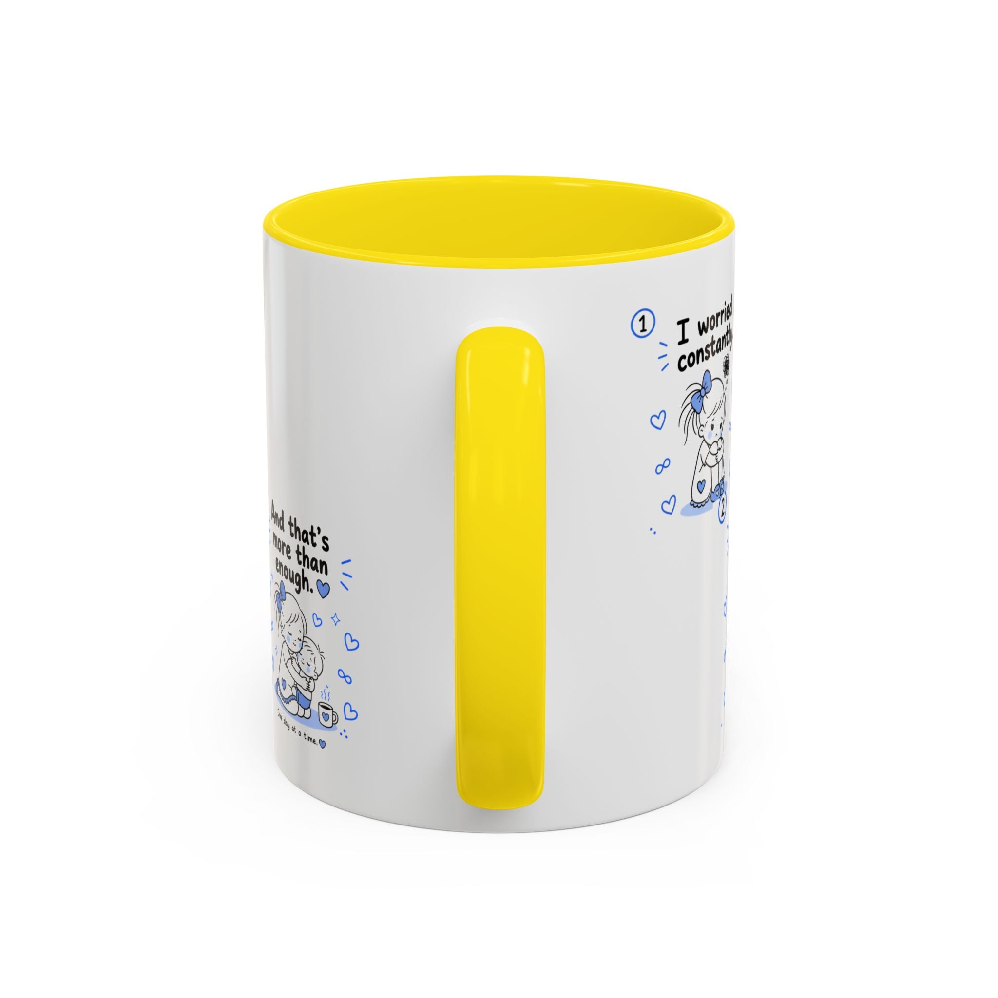 Autism Mom Mug  One Day at a Time  Inspirational Coffee Cup for Special Needs Moms