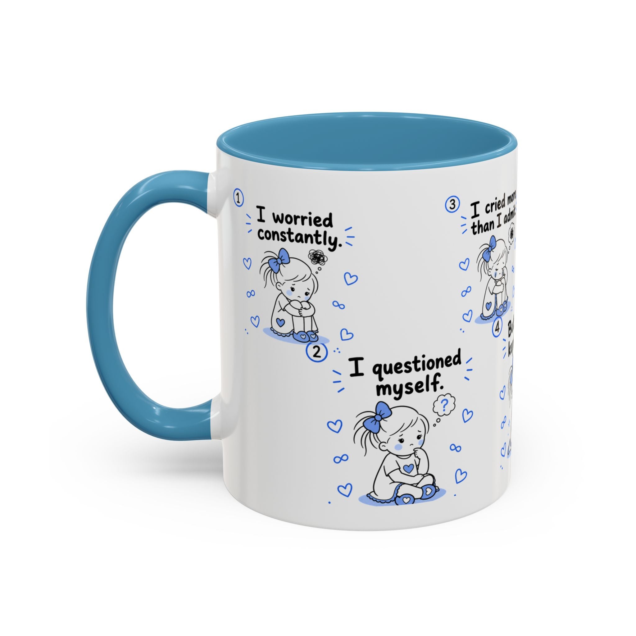 Autism Mom Mug  One Day at a Time  Inspirational Coffee Cup for Special Needs Moms
