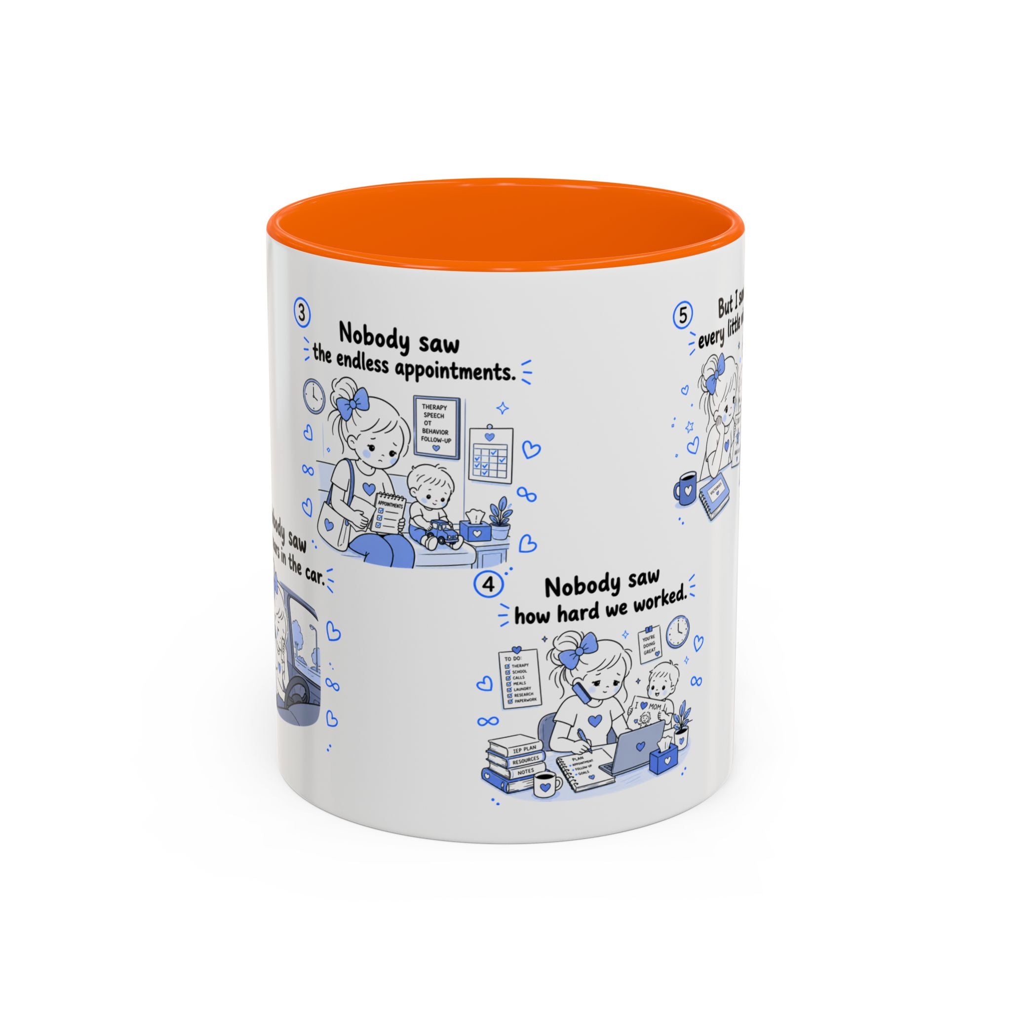 Autism Mom Coffee Mug Every Little Victory Matters