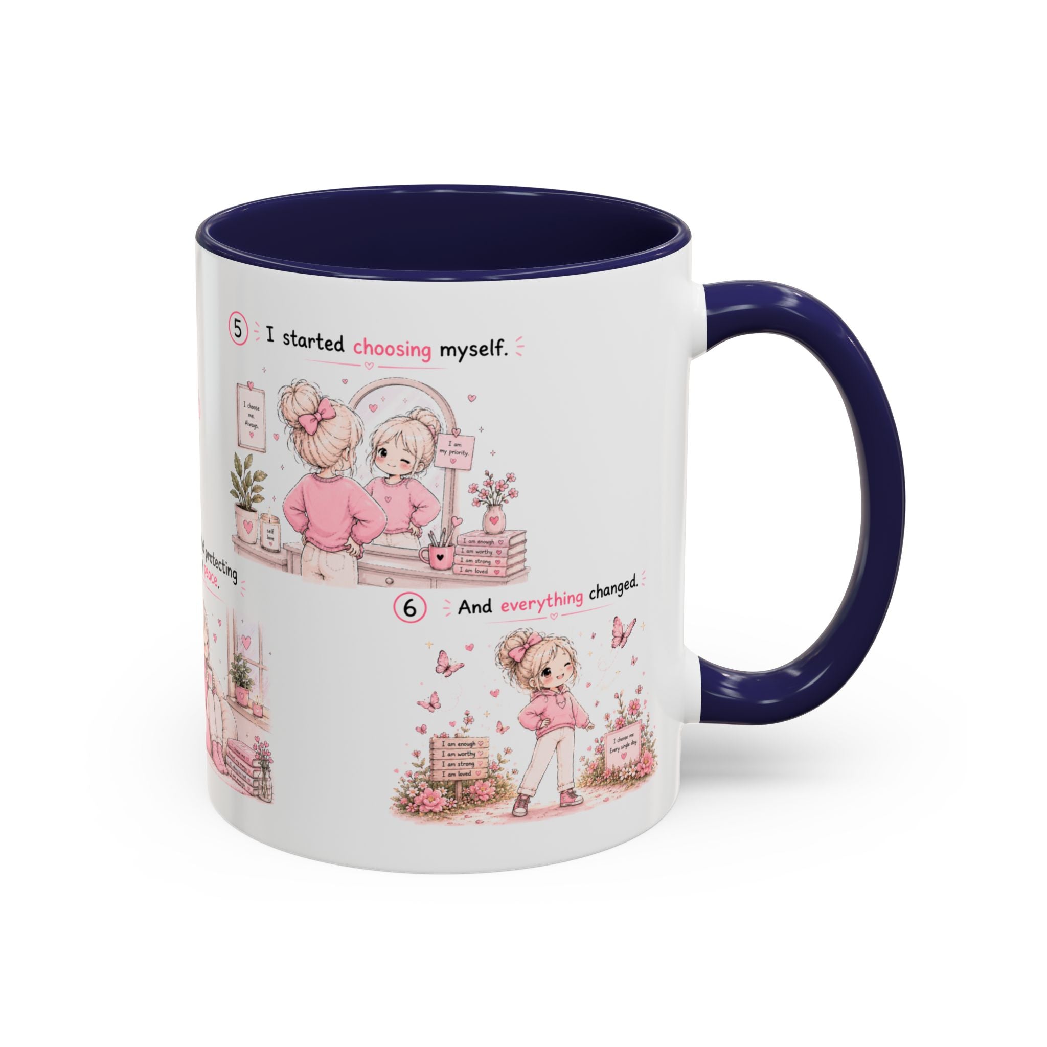 I Chose Myself Mug Self Love Healing Journey Gift for Women
