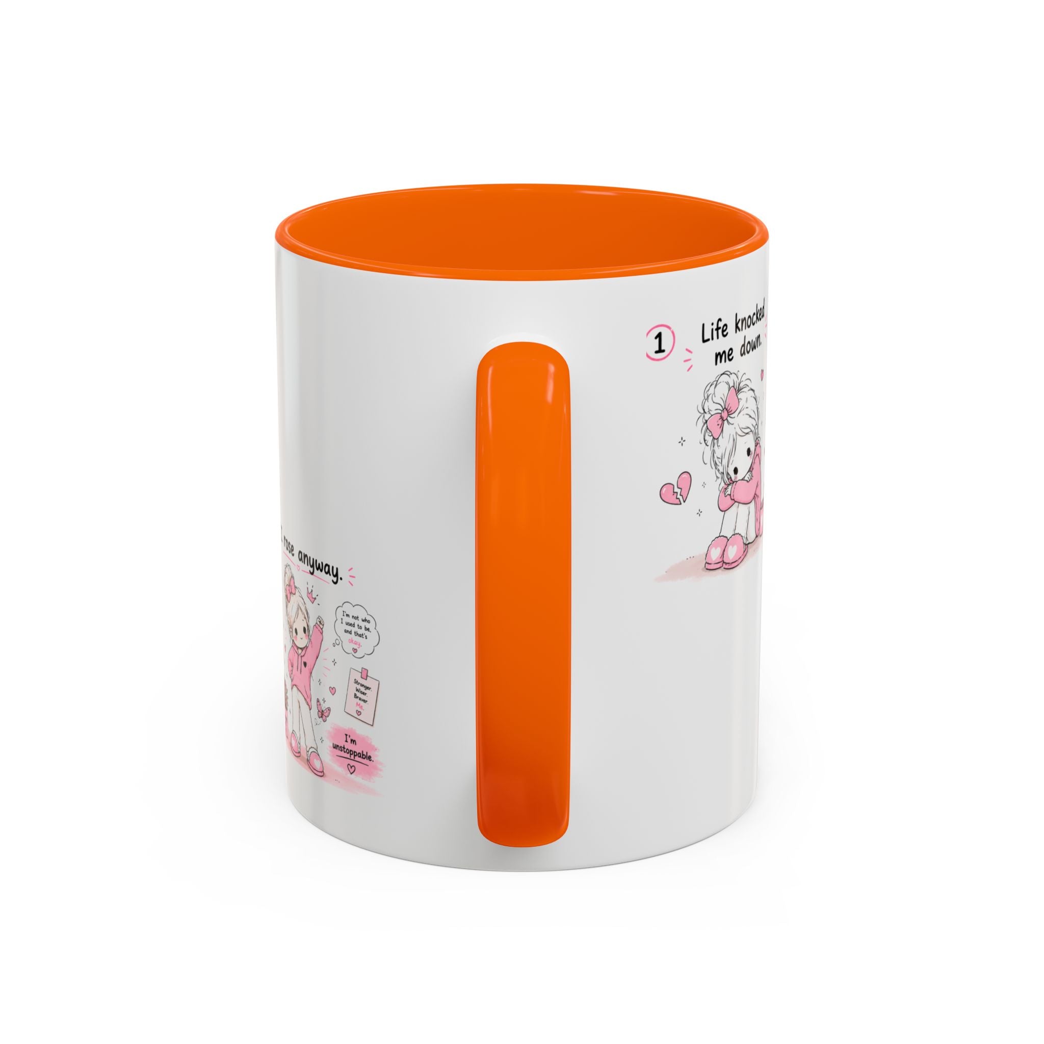 She Rose Anyway Mug Self Love Healing Journey Coffee Cup Gift for Women