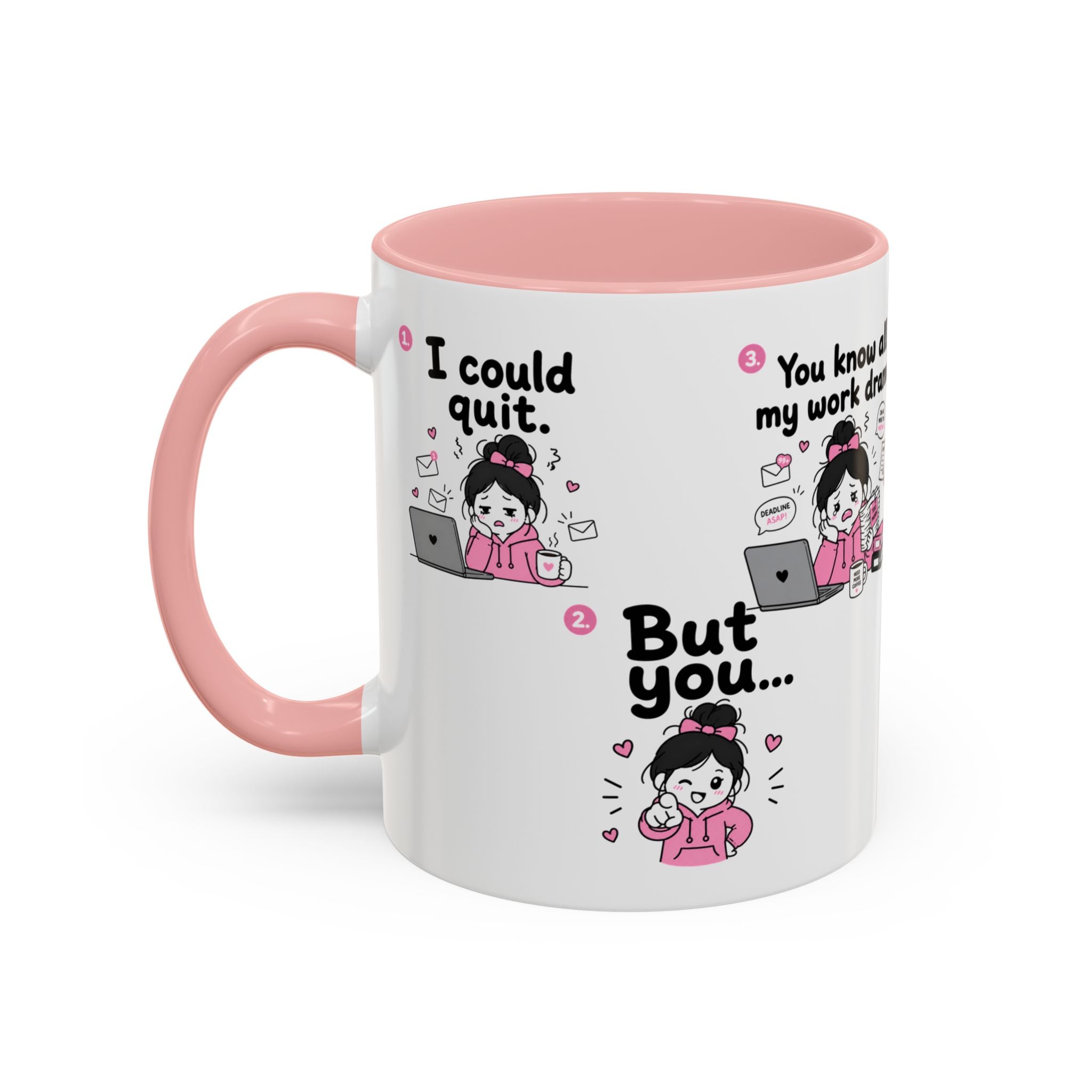Work Bestie Mug Funny Coworker Gift Office Friendship Coffee Cup