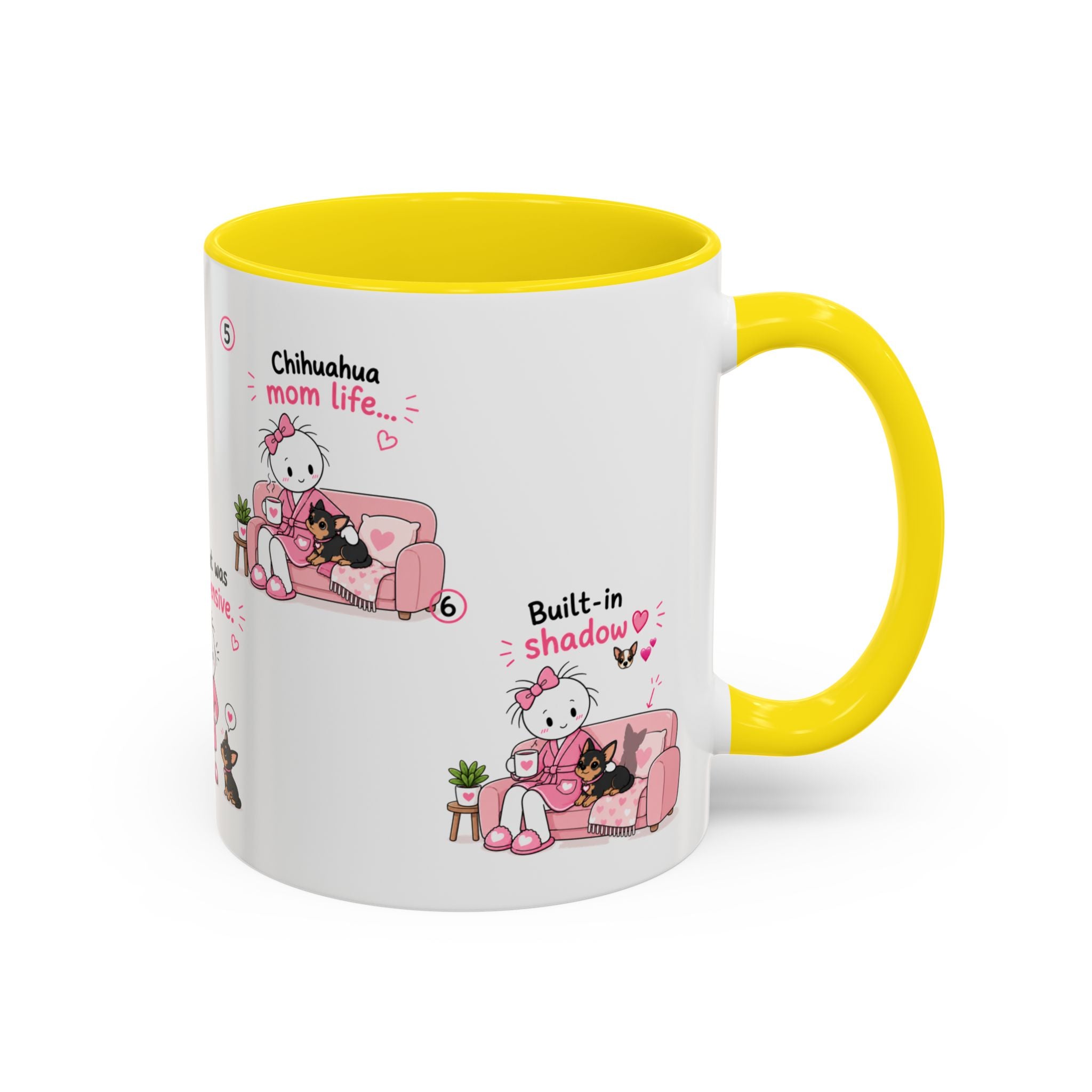 Chihuahua Mom Life Mug Funny Chihuahua Mom Gift Dog Mom Coffee Cup Chihuahua Lover Mug