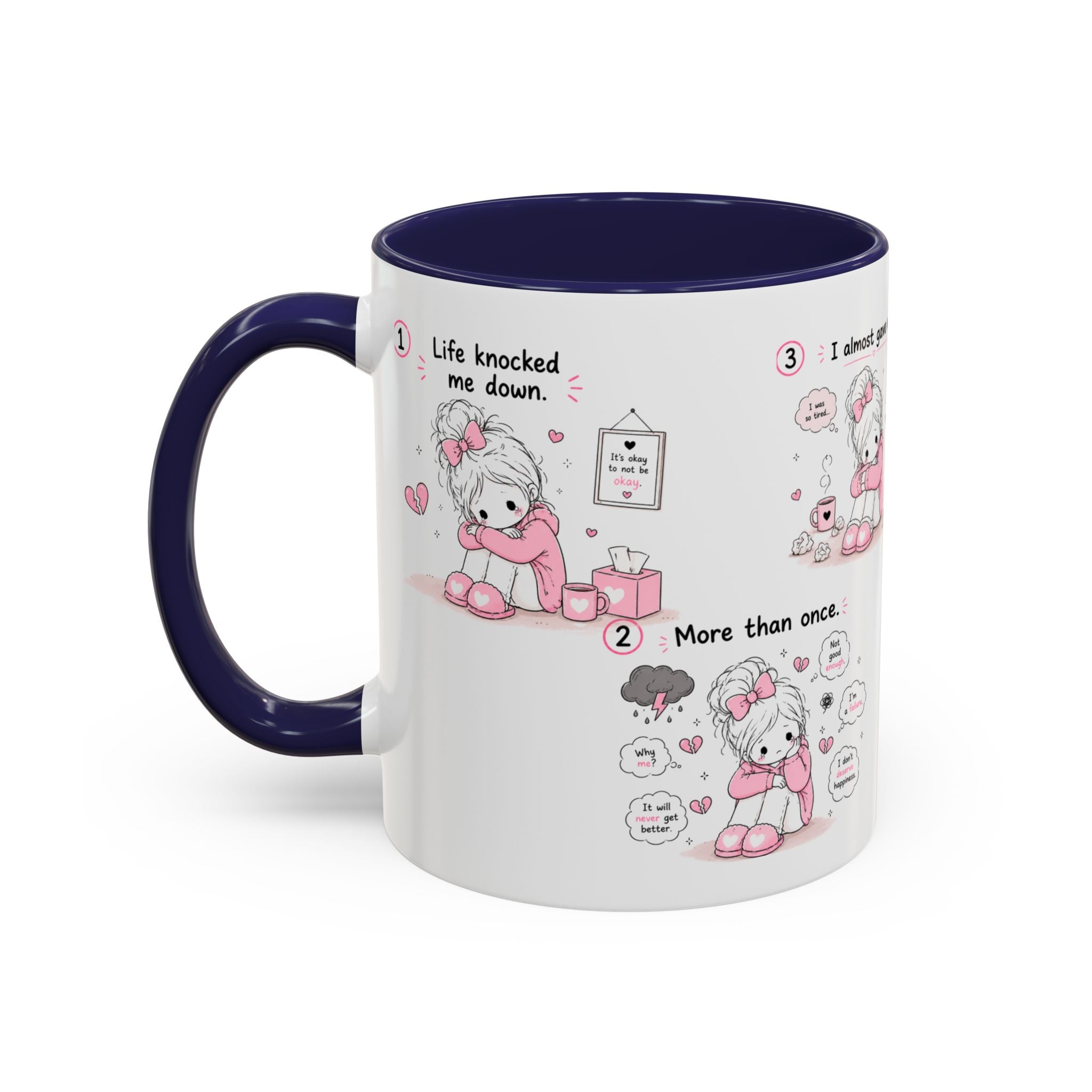 She Rose Anyway Mug Self Love Healing Journey Coffee Cup Gift for Women