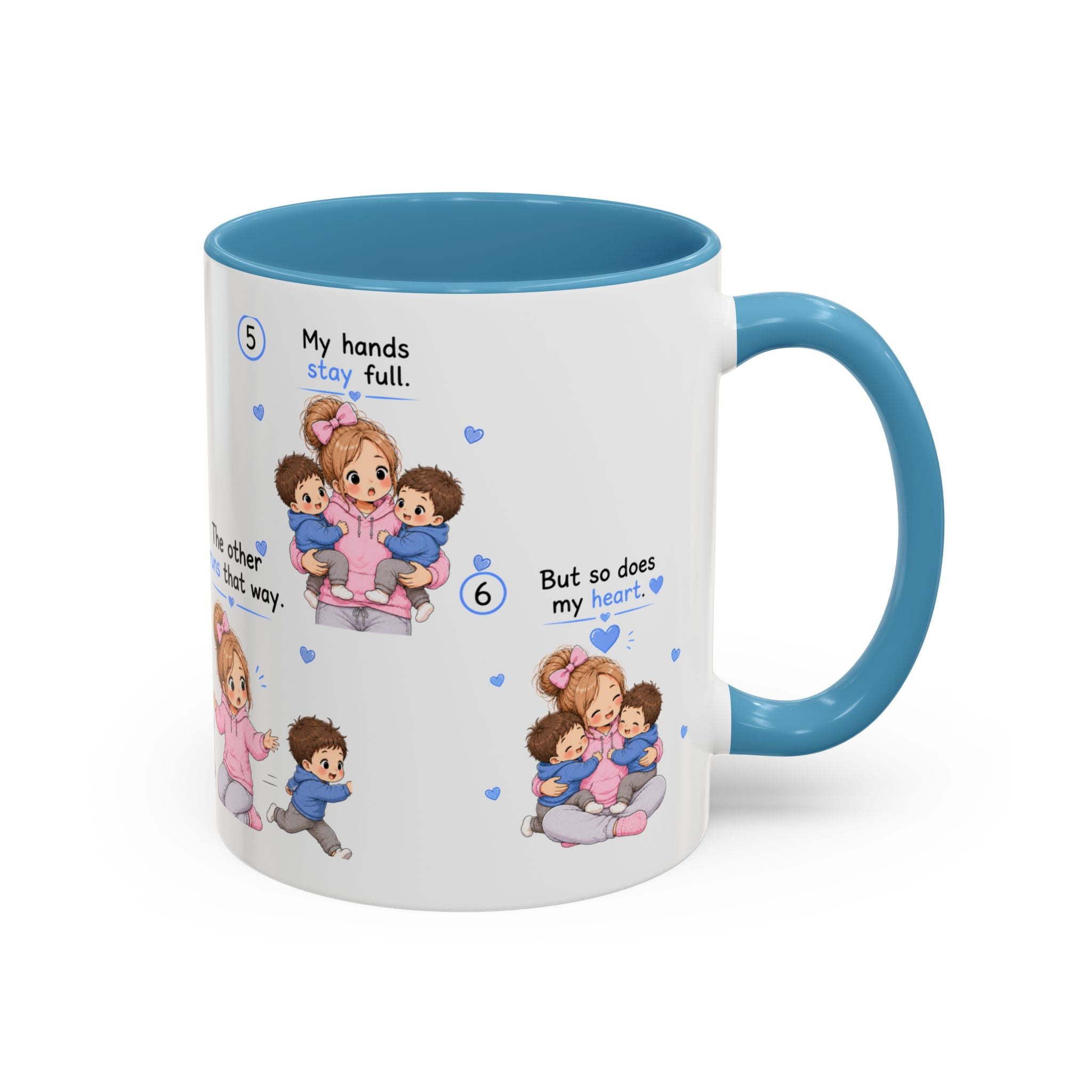 Twin Mom Mug Double the Chaos Double the Love Coffee Cup