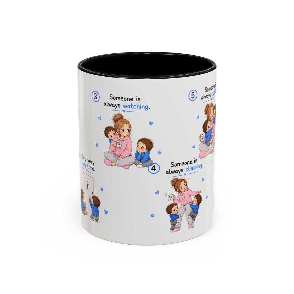 Twin Mom Coffee Mug Someone Is Always Cuddling Gift for Moms of Twins