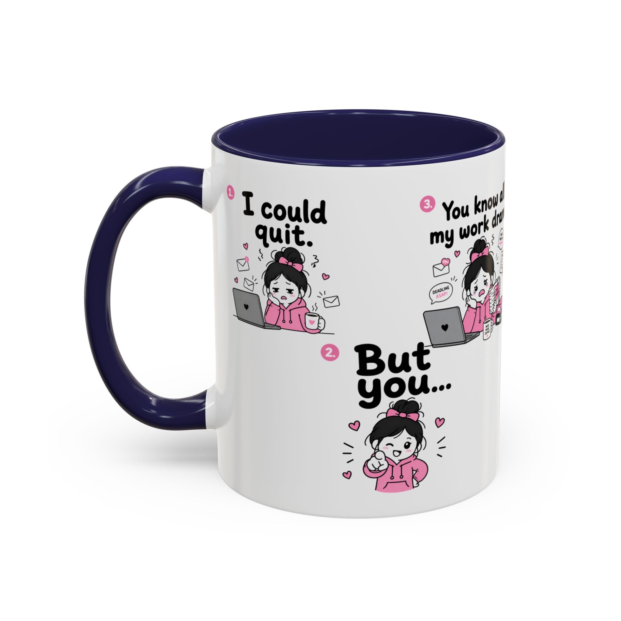 Work Bestie Mug Funny Coworker Gift Office Friendship Coffee Cup