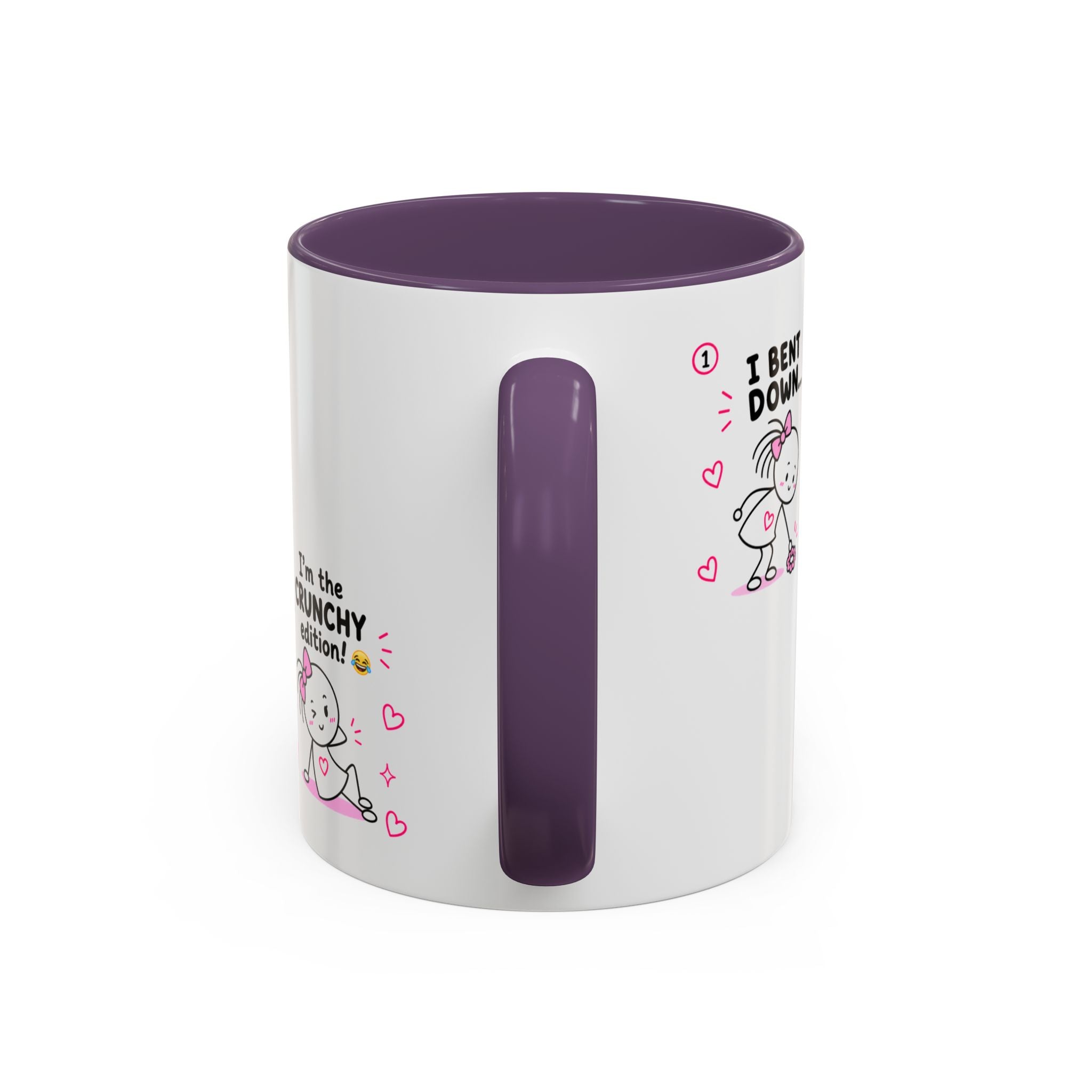 Crunchy Edition Cute Spine Puns Mug | Accent Coffee Mug