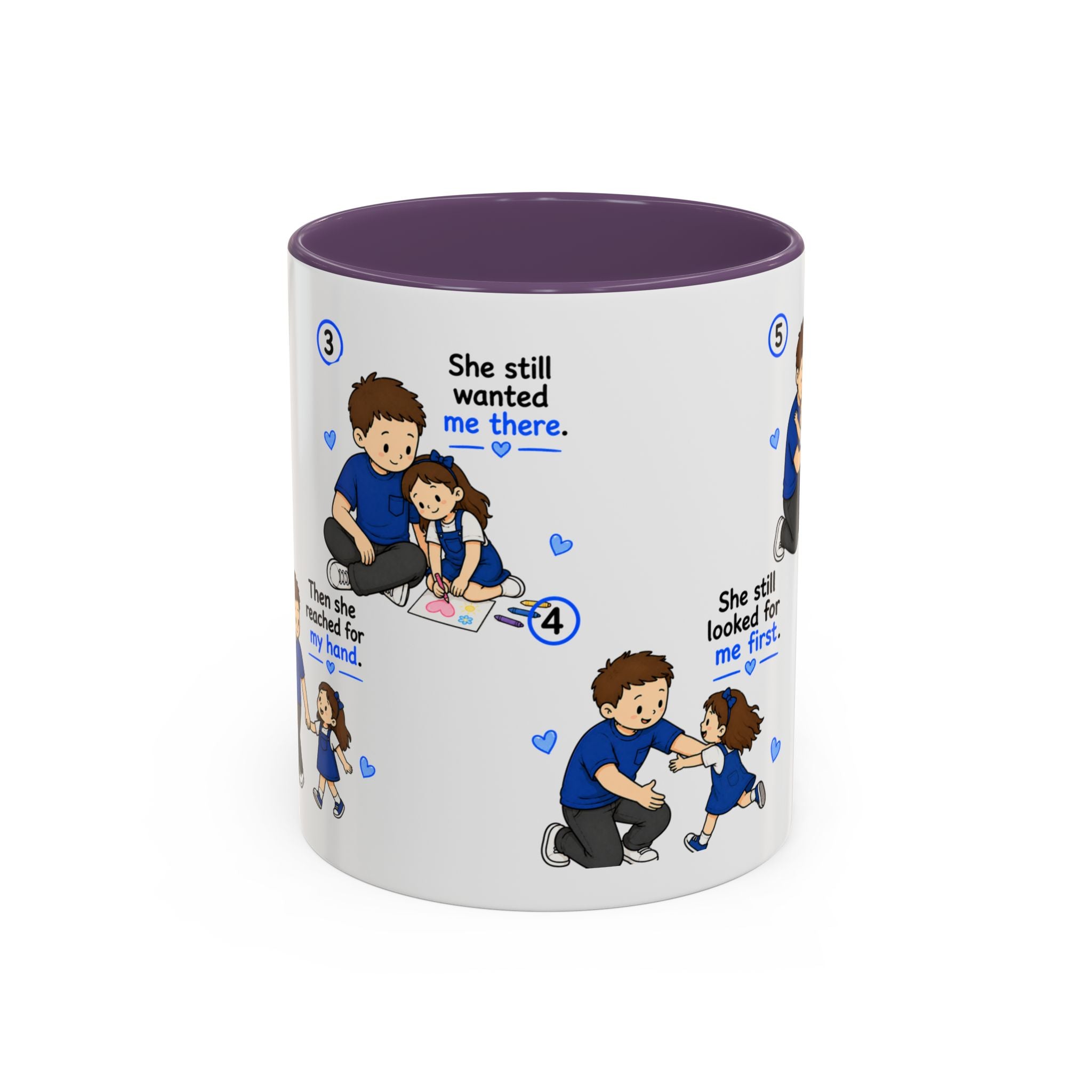 She Will Always Be My Little Girl Mug Dad Daughter Gift Girl Dad Coffee Mug Father Daughter Comic Mug Fathers Day Gift