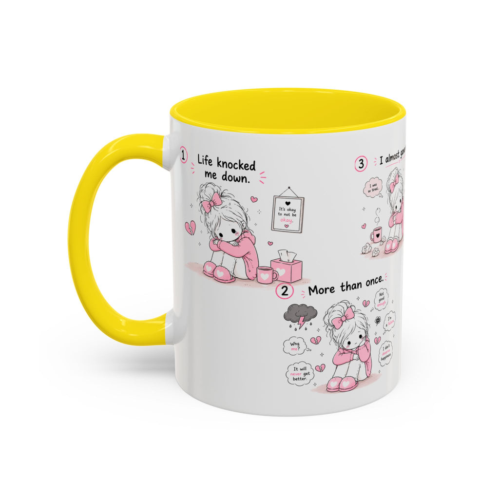 She Rose Anyway Mug Self Love Healing Journey Coffee Cup Gift for Women