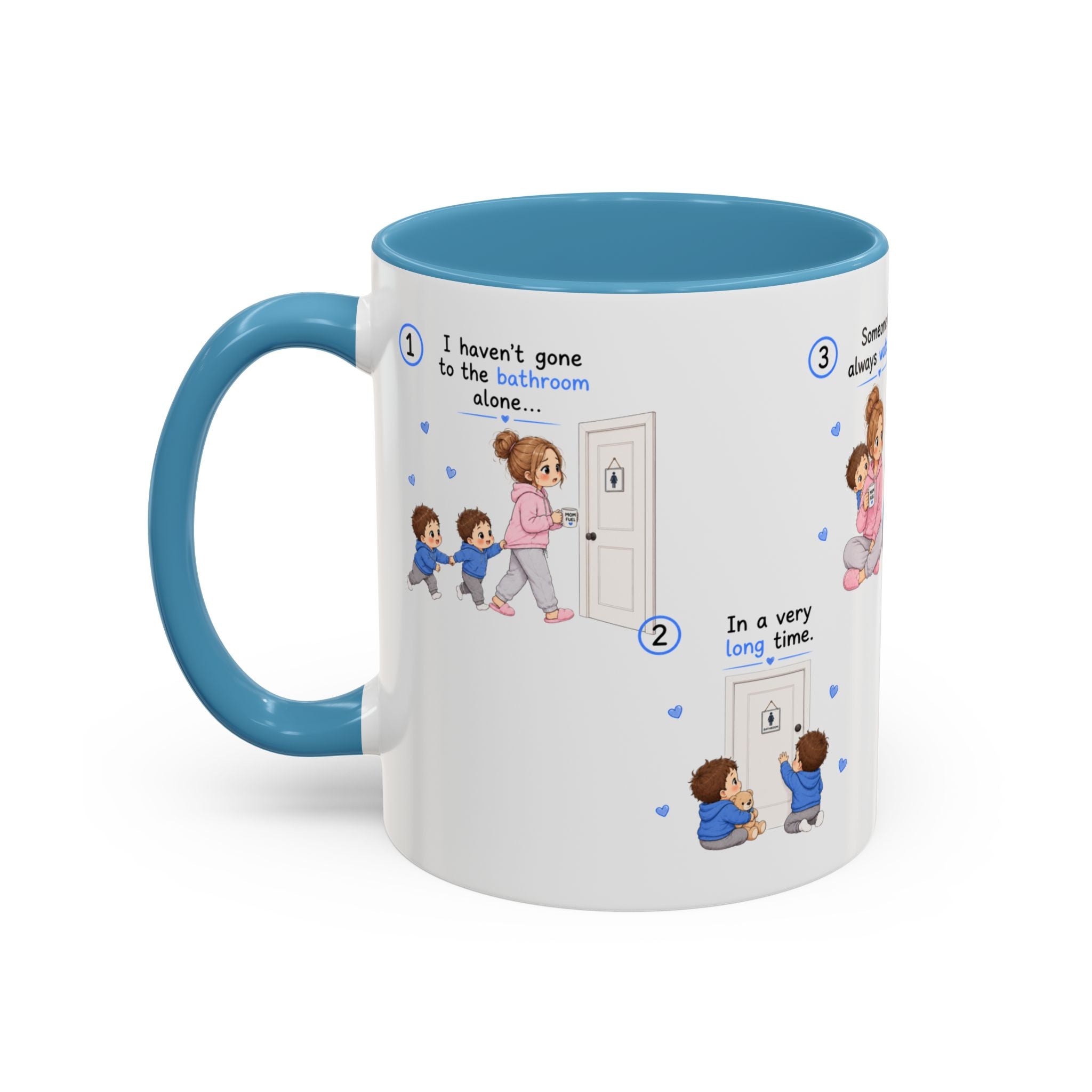 Twin Mom Coffee Mug Someone Is Always Cuddling Gift for Moms of Twins