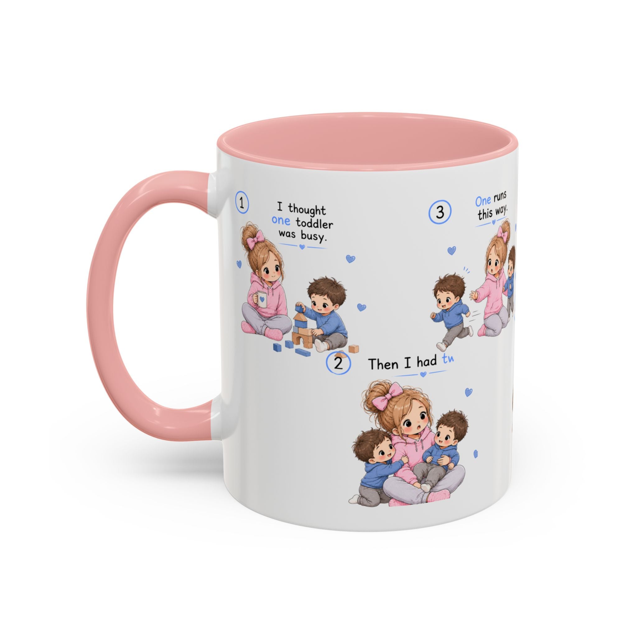 Twin Mom Mug Double the Chaos Double the Love Coffee Cup