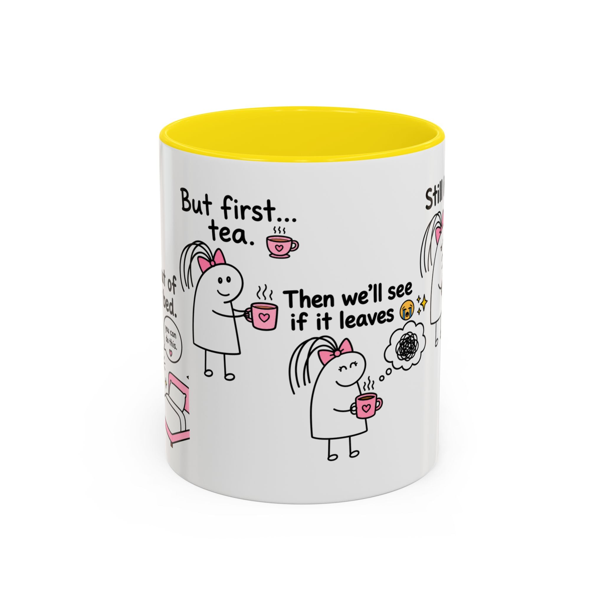 But First Tea | Funny Mental Health Cartoon