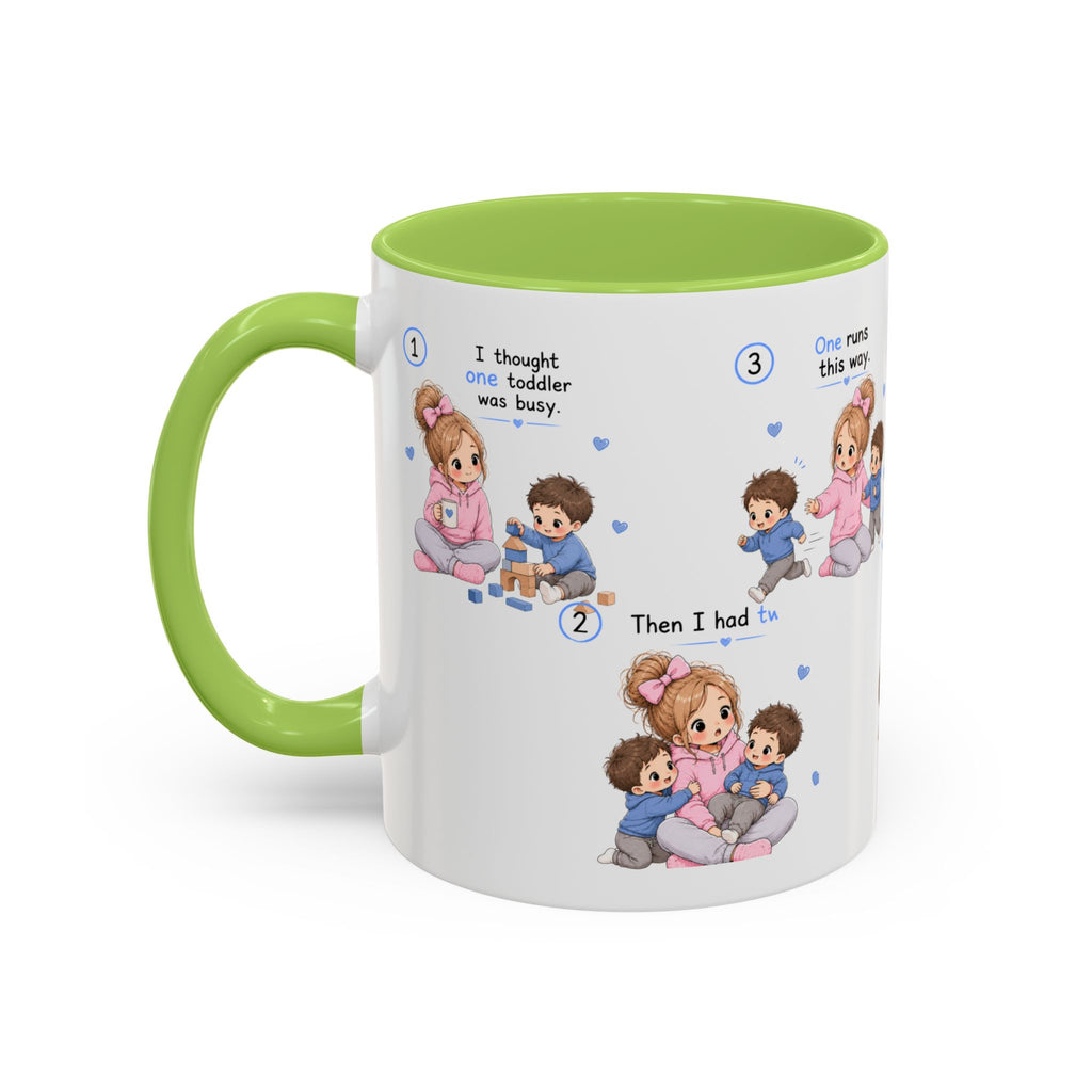 Twin Mom Mug Double the Chaos Double the Love Coffee Cup