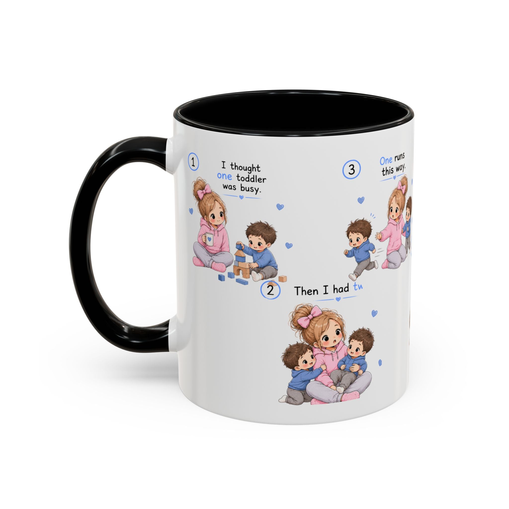 Twin Mom Mug Double the Chaos Double the Love Coffee Cup