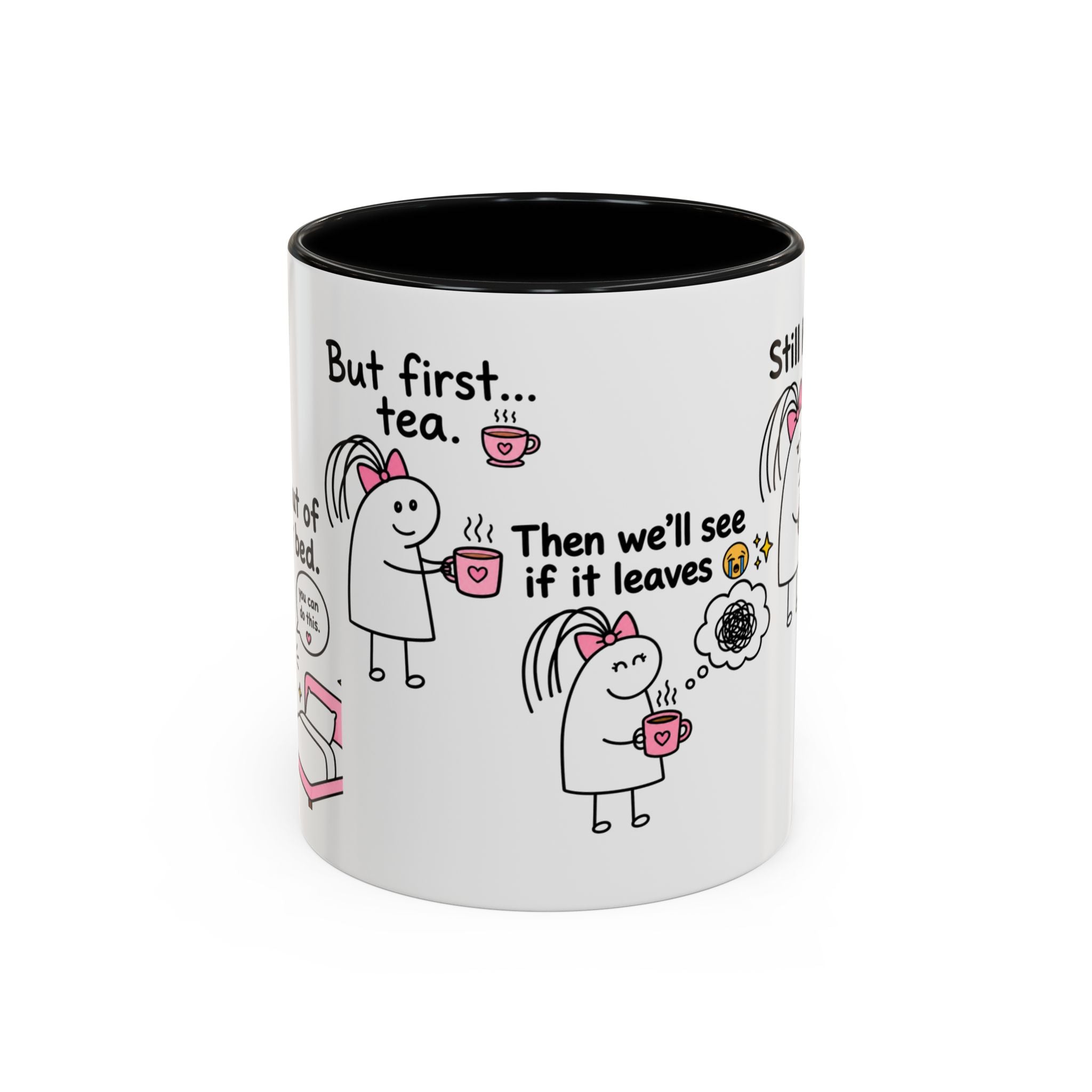 But First Tea | Funny Mental Health Cartoon