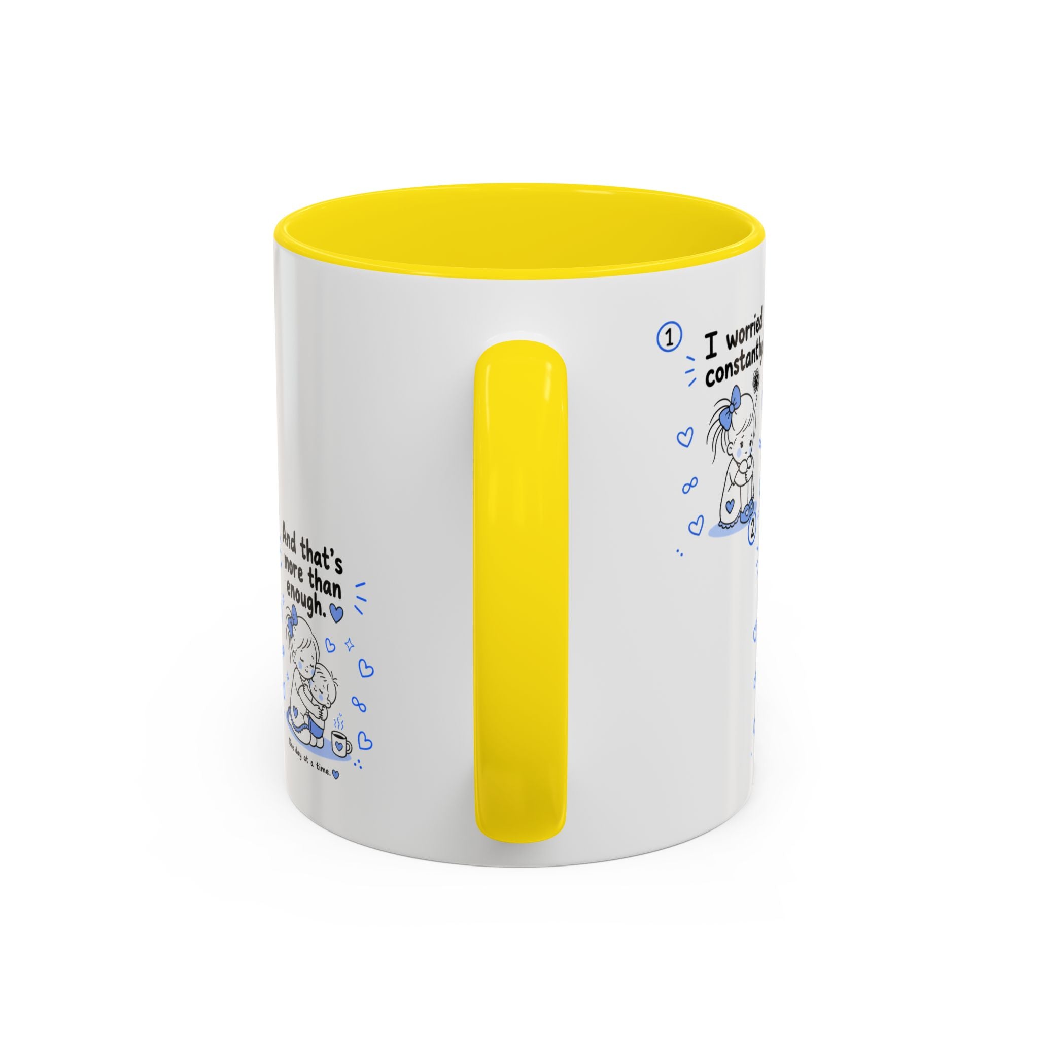 Autism Mom Mug  One Day at a Time  Inspirational Coffee Cup for Special Needs Moms