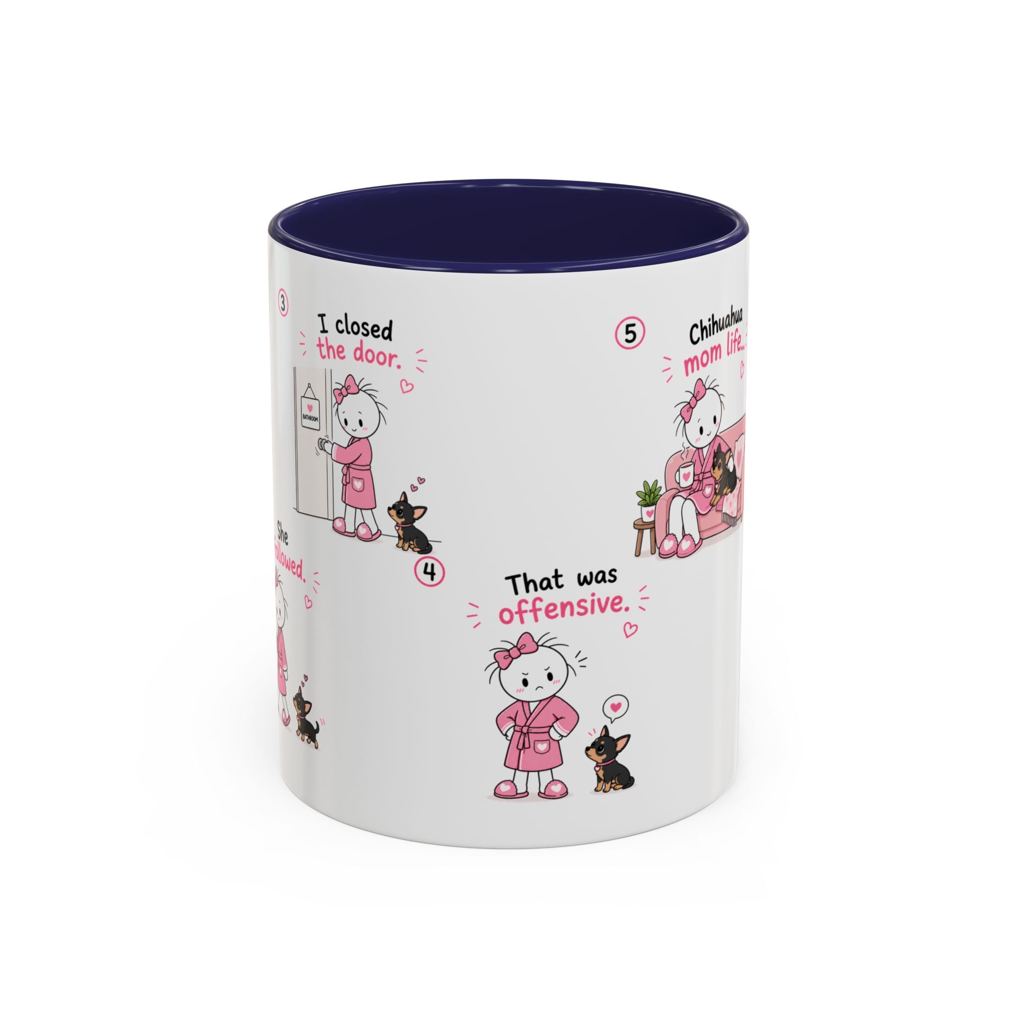 Chihuahua Mom Life Mug Funny Chihuahua Mom Gift Dog Mom Coffee Cup Chihuahua Lover Mug
