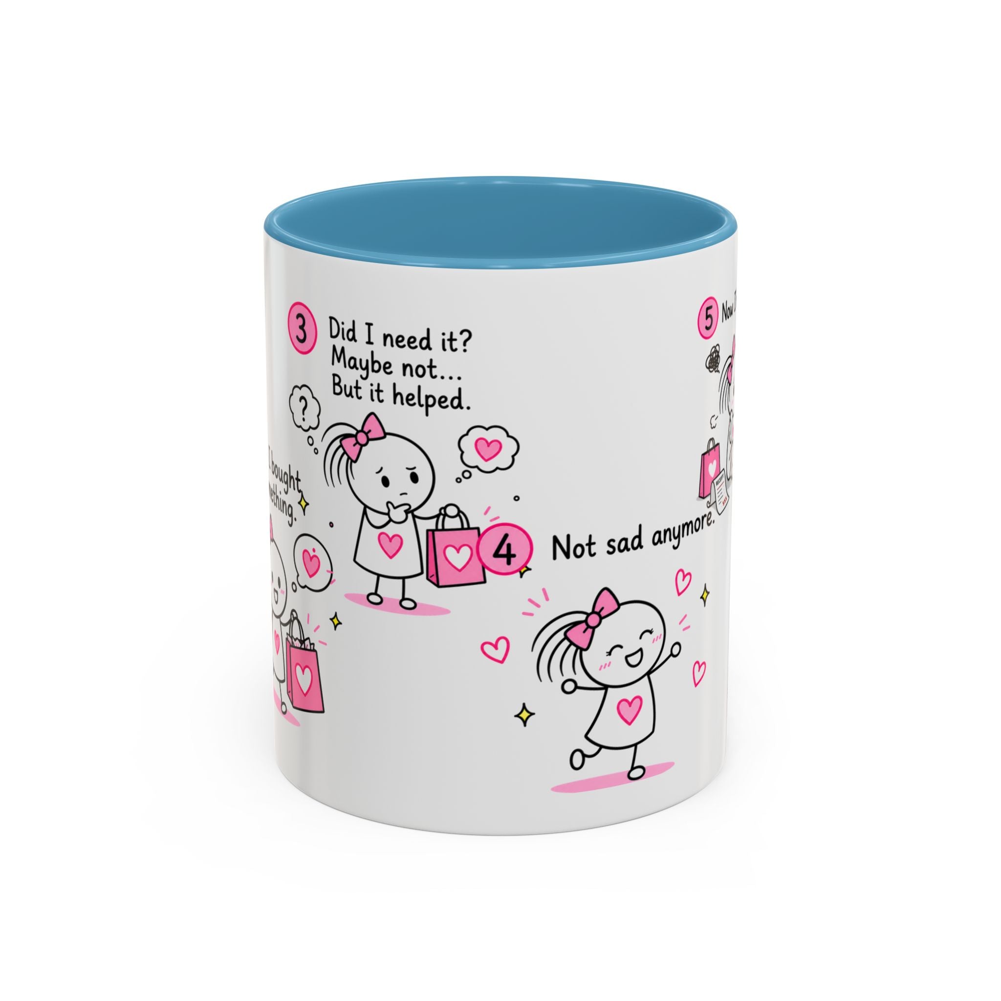 Retail Therapy Mug Funny Shopping Mug Online Shopping Gift Self Care Coffee Cup