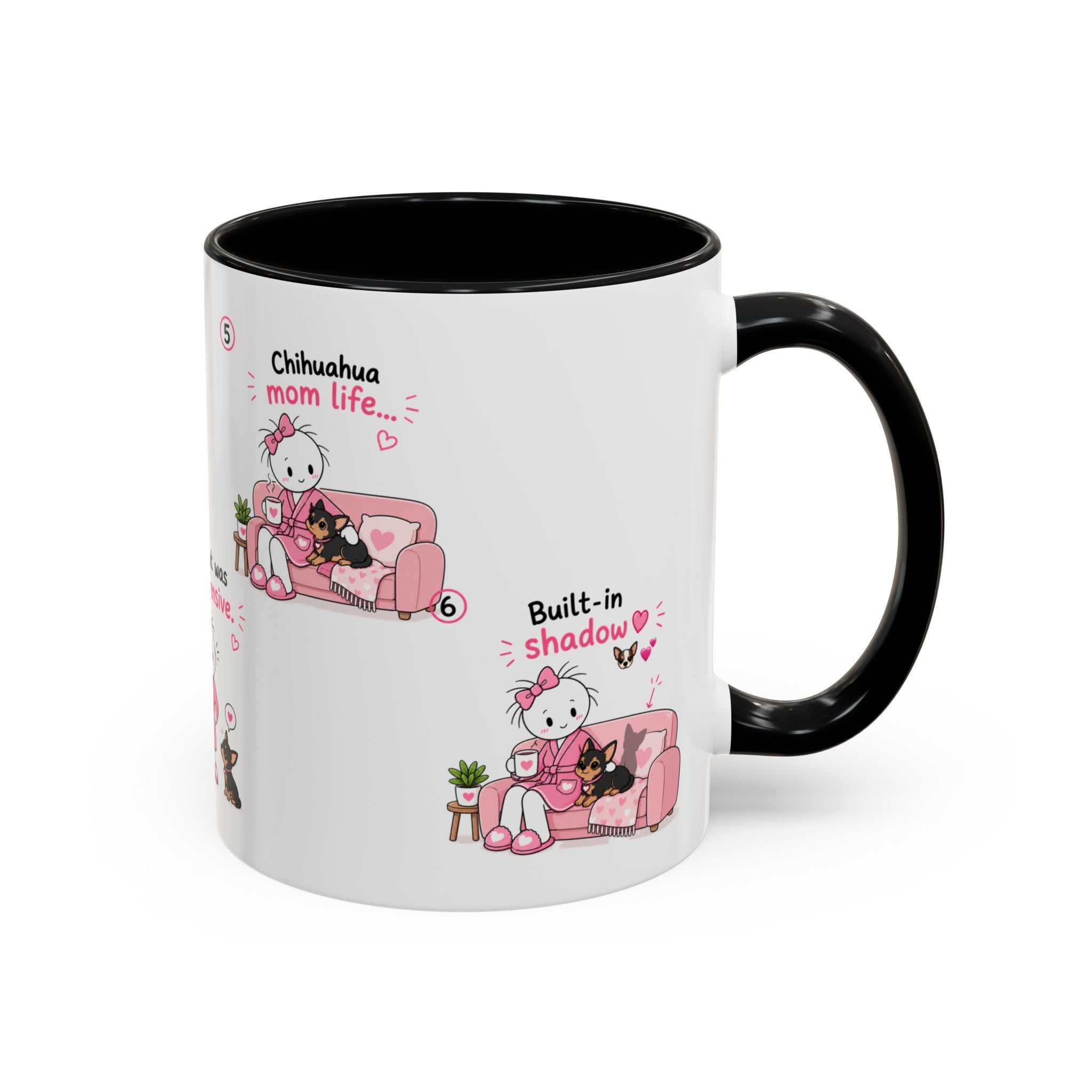 Chihuahua Mom Life Mug Funny Chihuahua Mom Gift Dog Mom Coffee Cup Chihuahua Lover Mug
