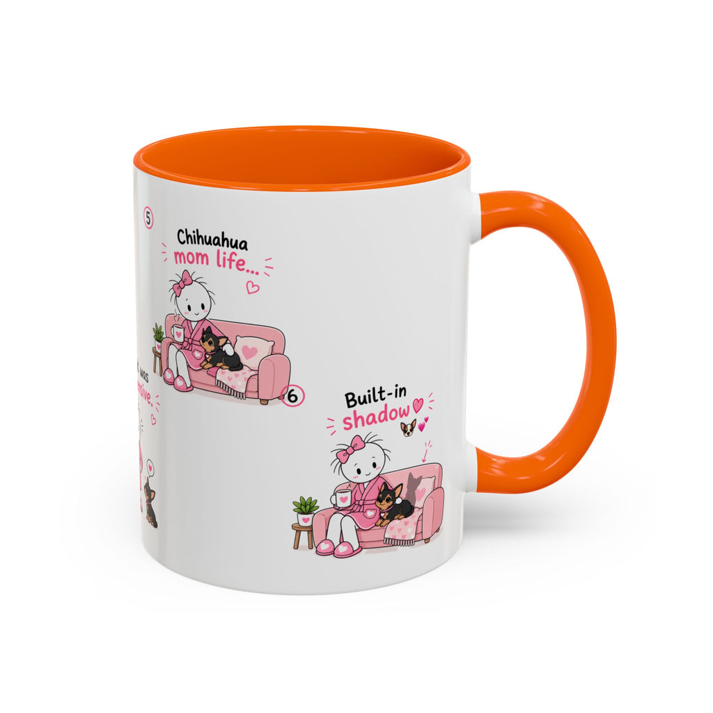 Chihuahua Mom Life Mug Funny Chihuahua Mom Gift Dog Mom Coffee Cup Chihuahua Lover Mug