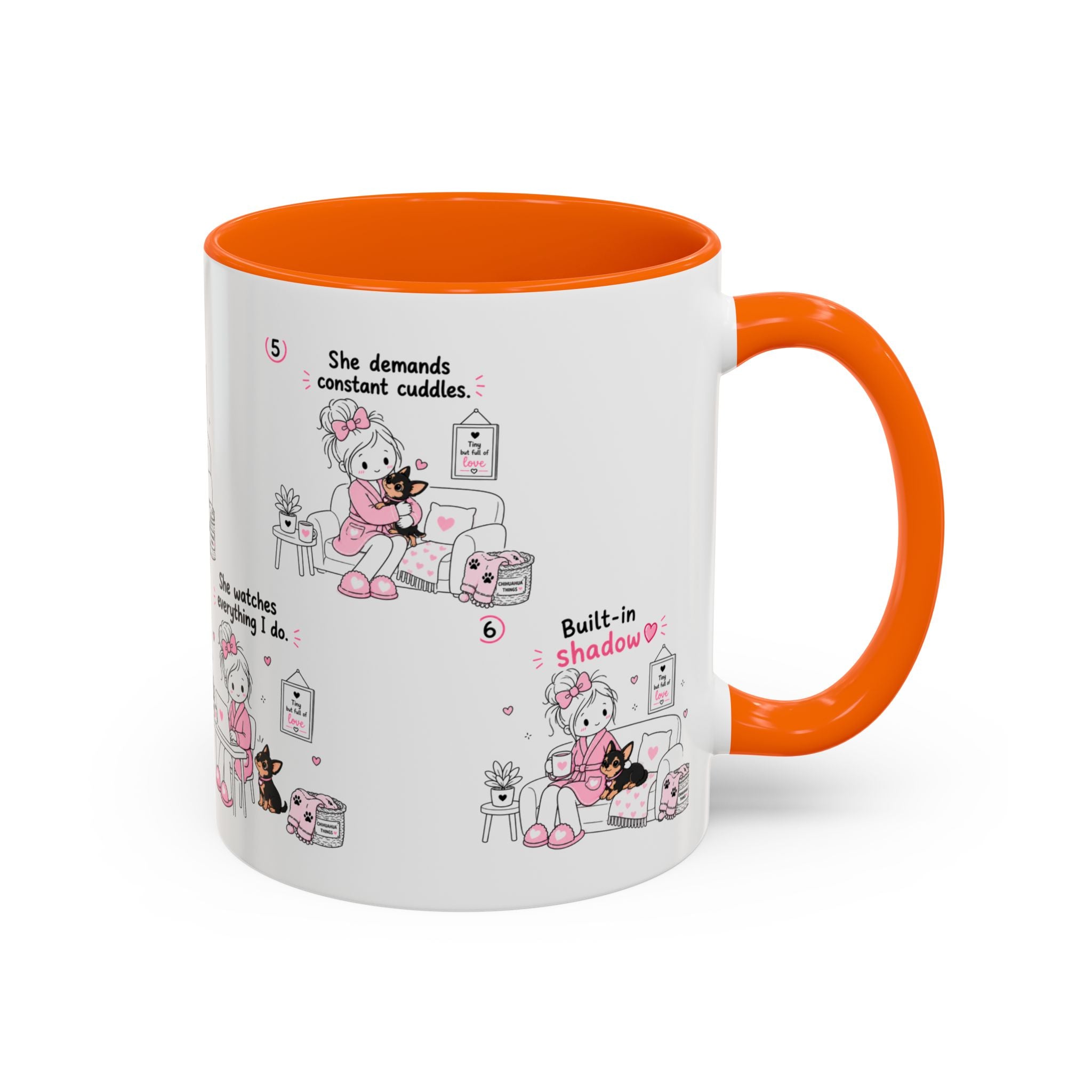 Chihuahua Mom Mug Tiny Dog Big Love Coffee Cup Cute Chihuahua Gift