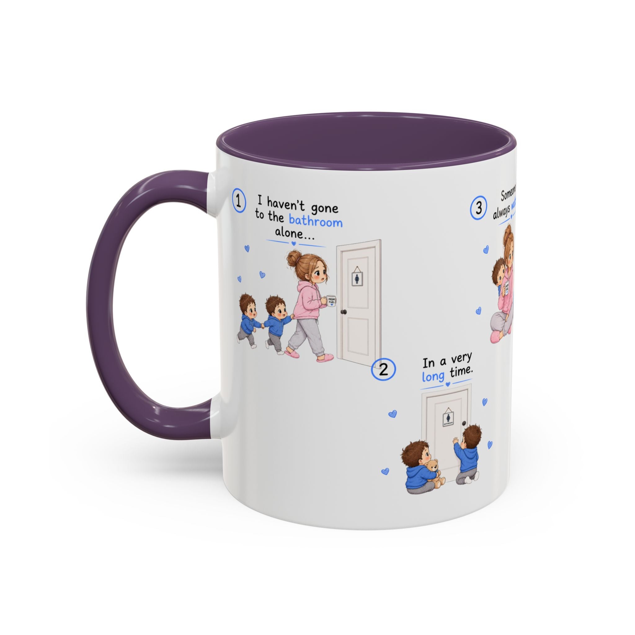 Twin Mom Coffee Mug Someone Is Always Cuddling Gift for Moms of Twins