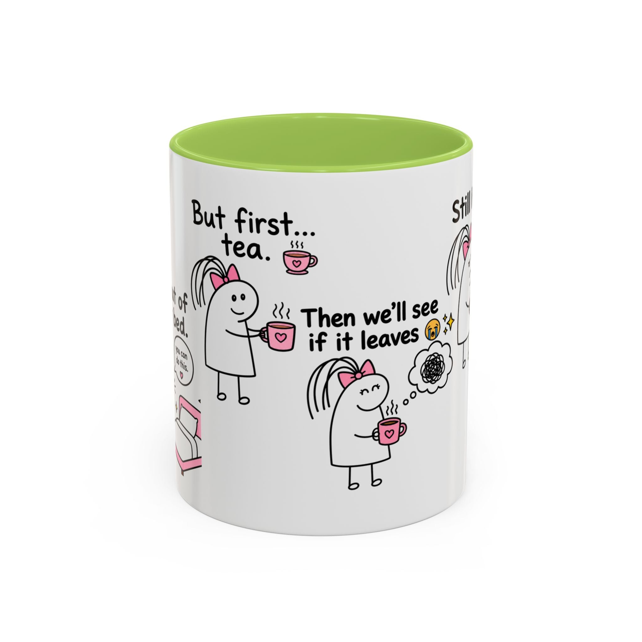 But First Tea | Funny Mental Health Cartoon