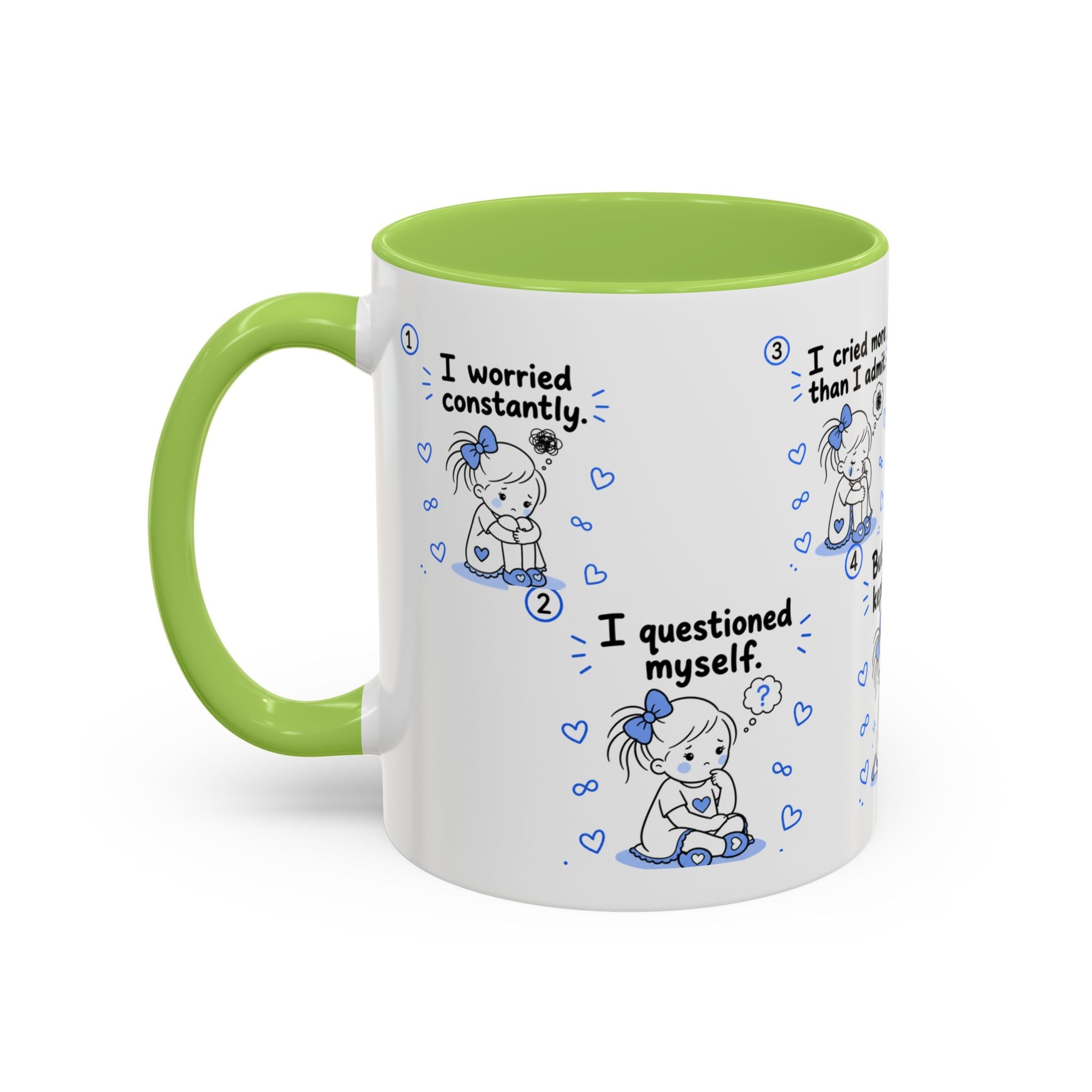 Autism Mom Mug  One Day at a Time  Inspirational Coffee Cup for Special Needs Moms