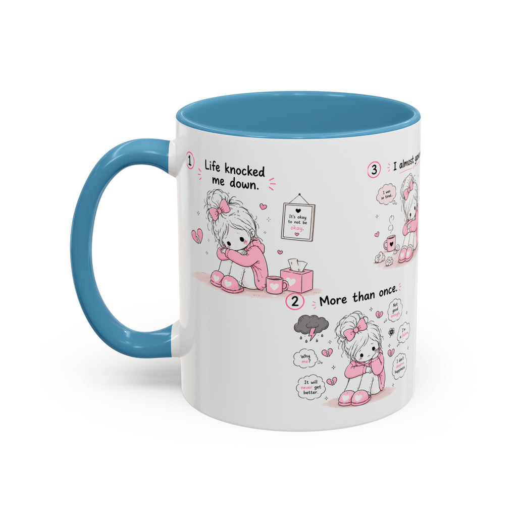 She Rose Anyway Mug Self Love Healing Journey Coffee Cup Gift for Women