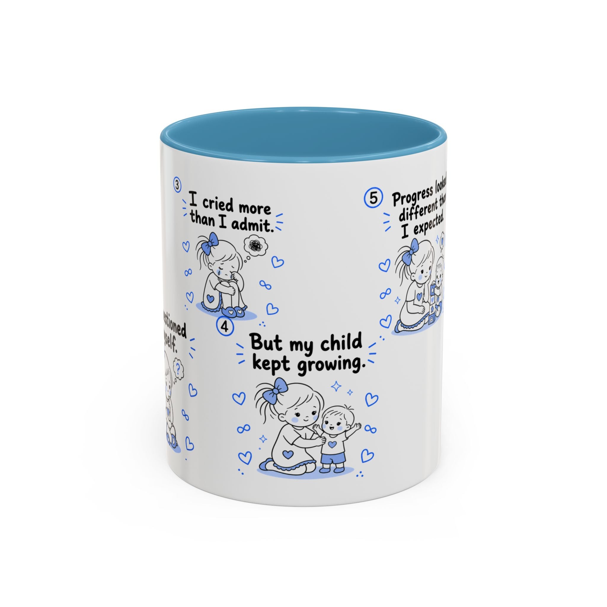 Autism Mom Mug  One Day at a Time  Inspirational Coffee Cup for Special Needs Moms