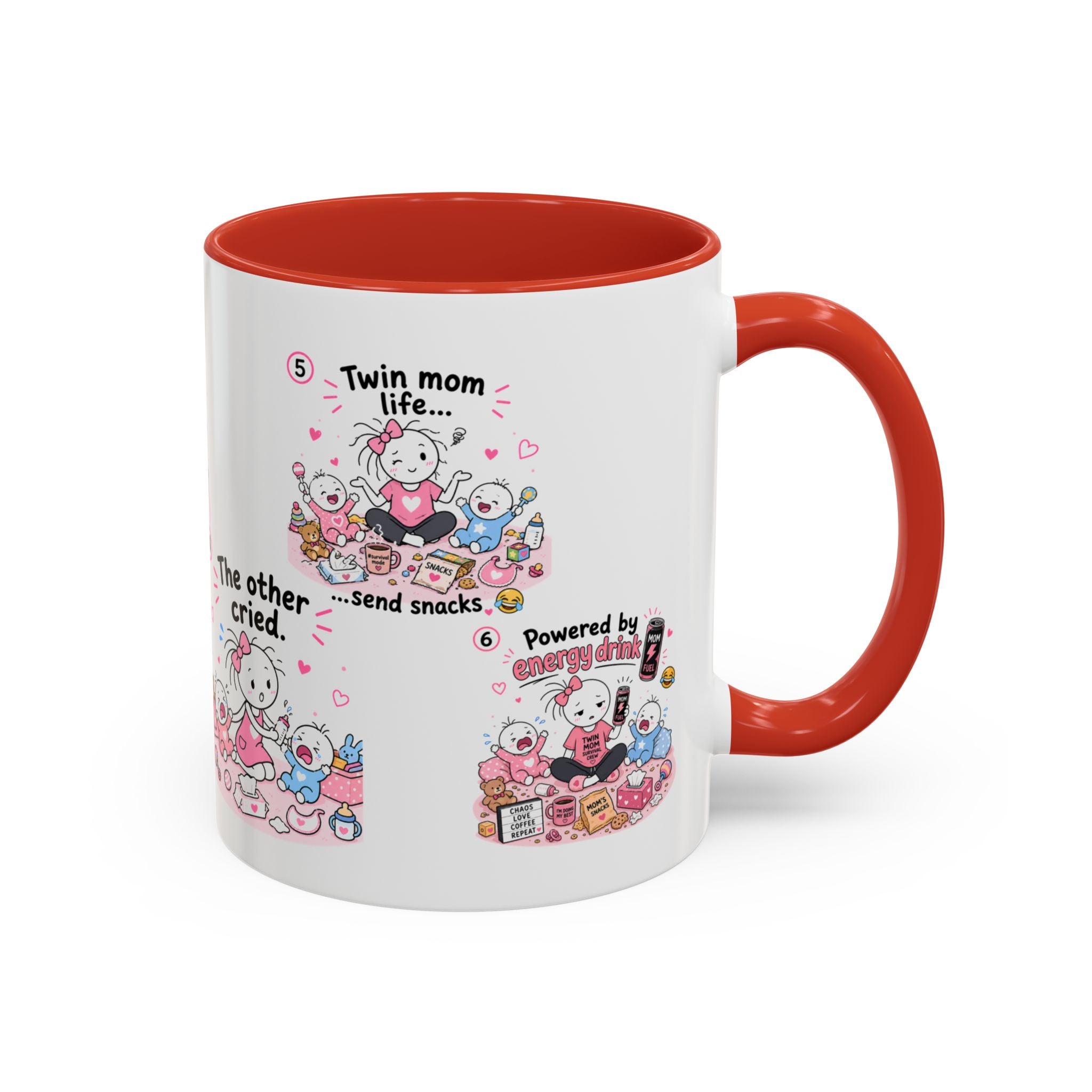 Twin Mom Life Mug Funny Twin Mom Gift Twin Mom Coffee Cup Mother of Twins Mug