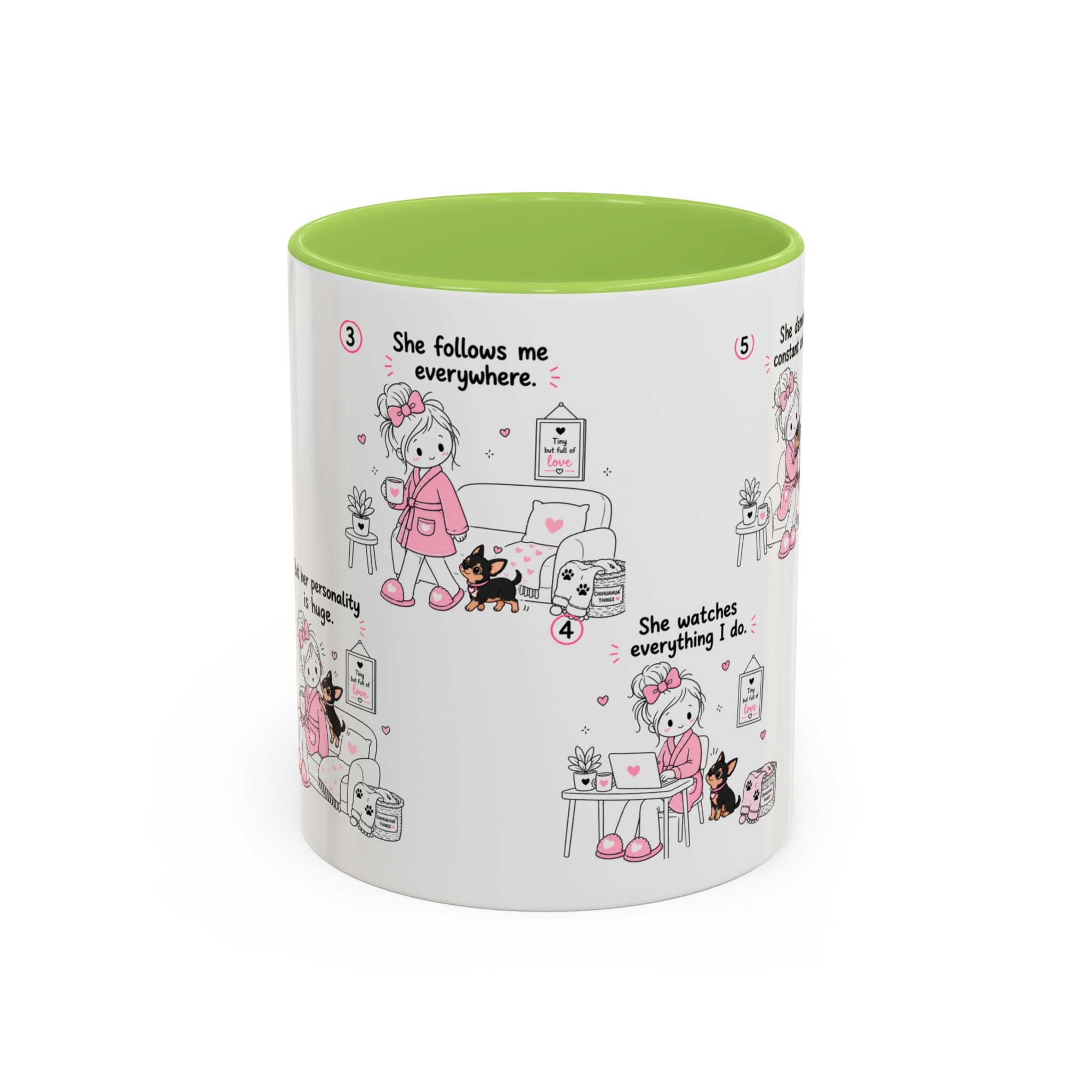 Chihuahua Mom Mug Tiny Dog Big Love Coffee Cup Cute Chihuahua Gift